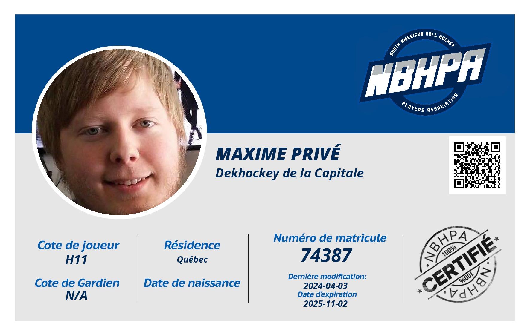 Maxime Privé