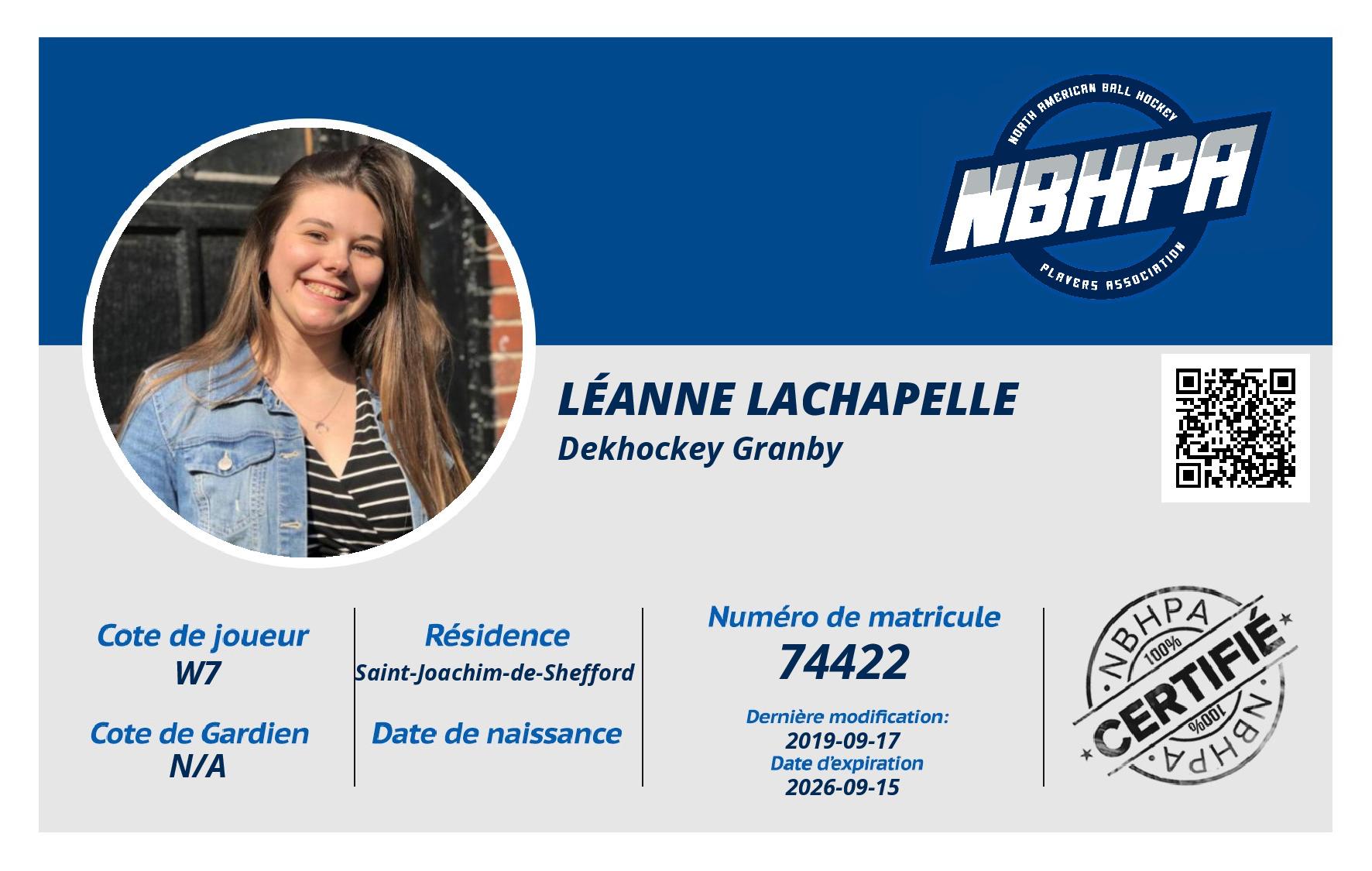 Léanne Lachapelle
