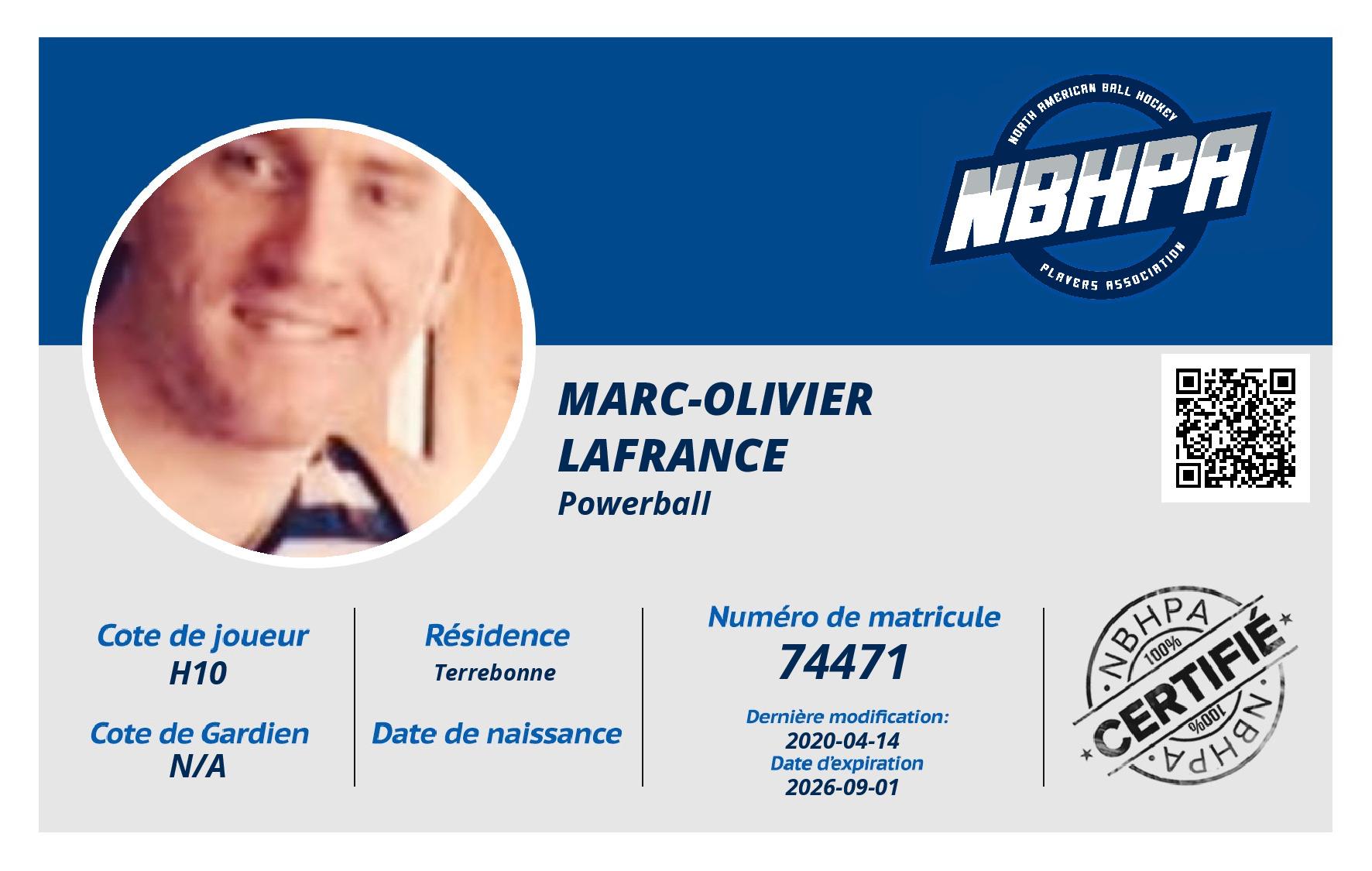 Marc-Olivier Lafrance