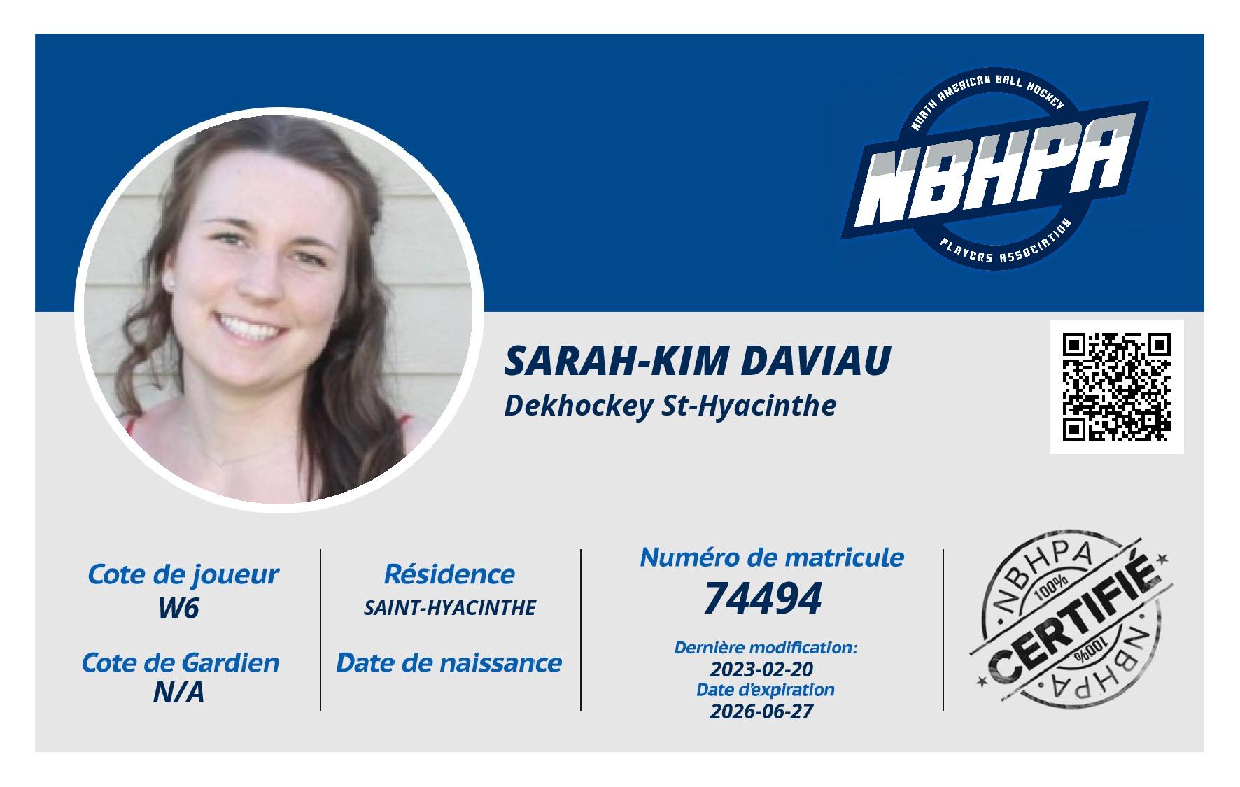 Sarah-Kim Daviau