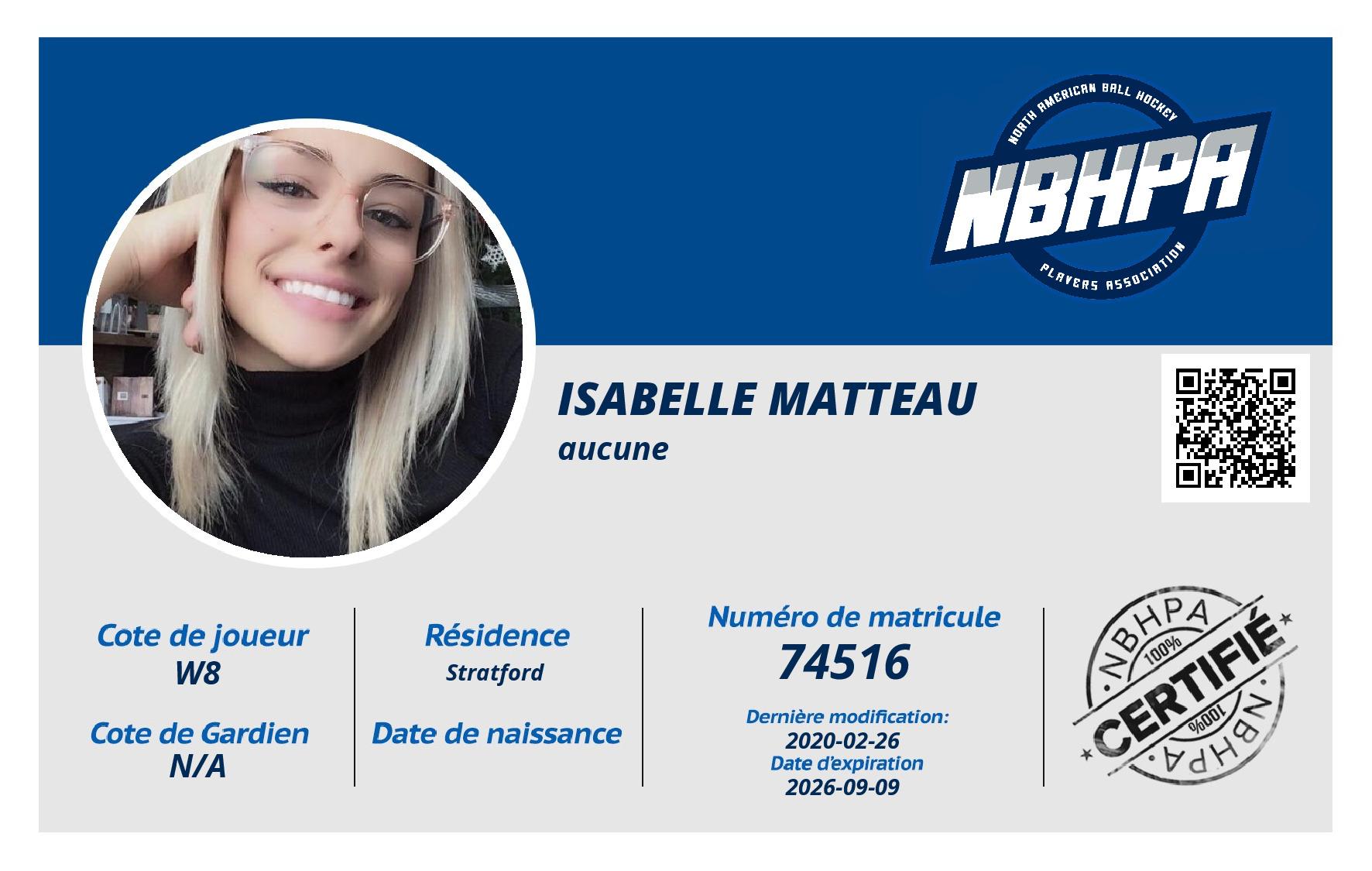 Isabelle Matteau