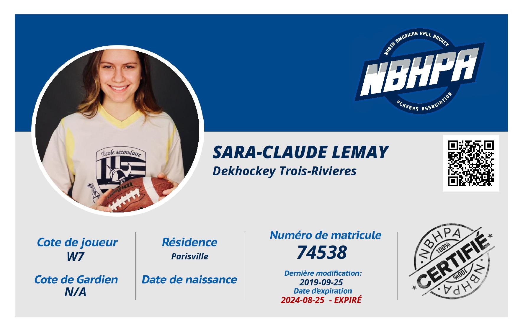 Sara-Claude Lemay