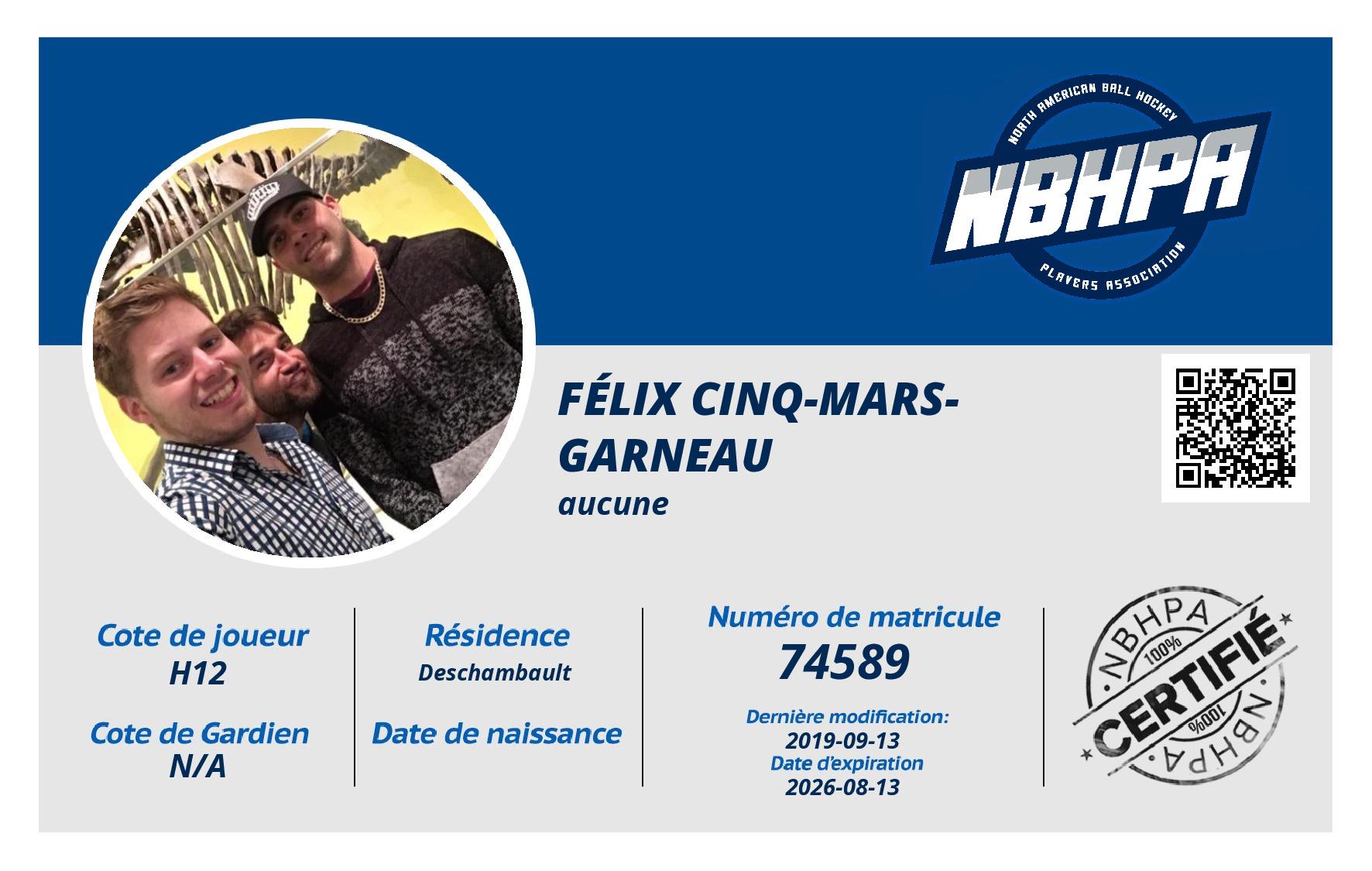 Félix Cinq-Mars-Garneau 