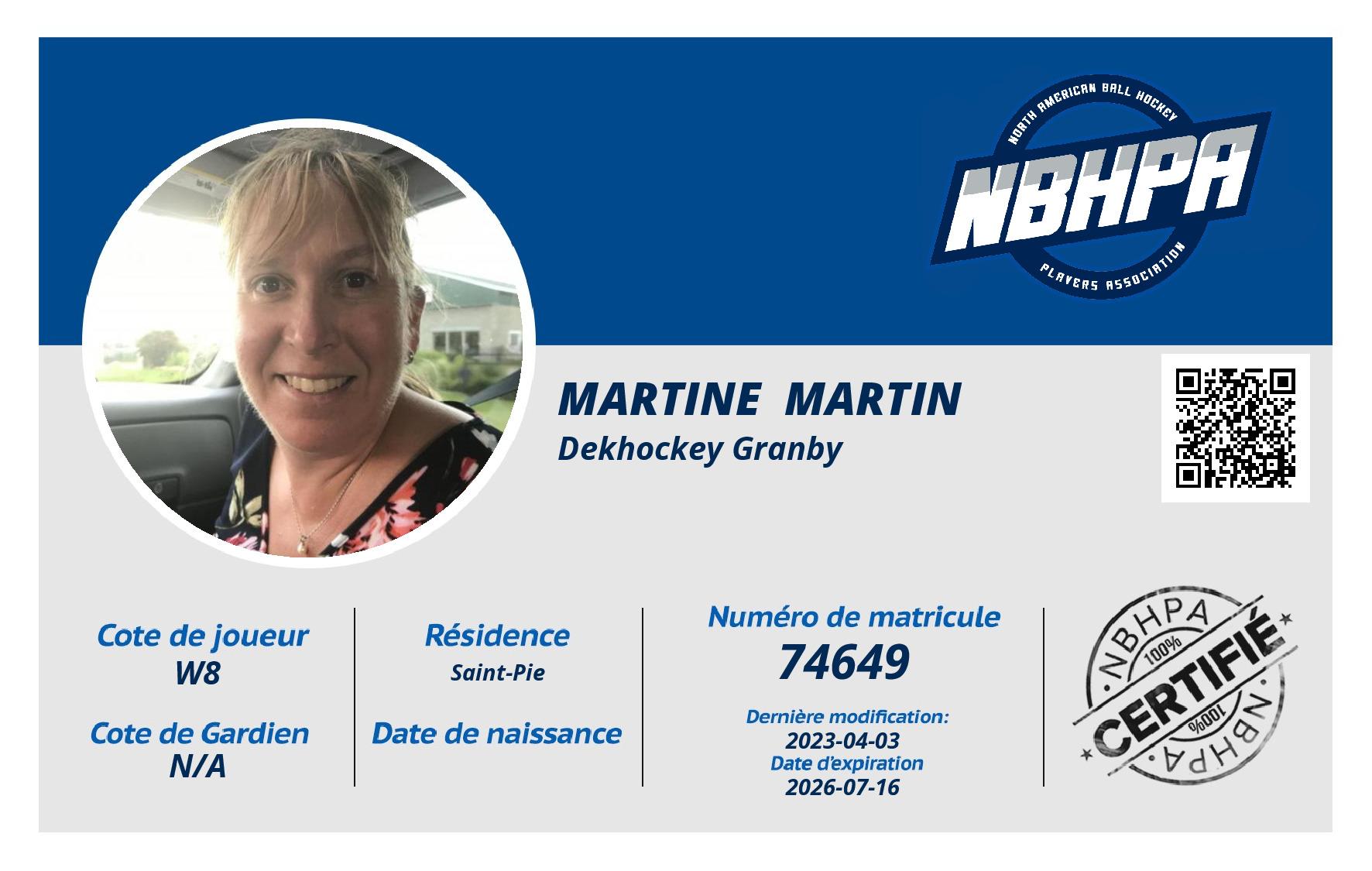 Martine  Martin
