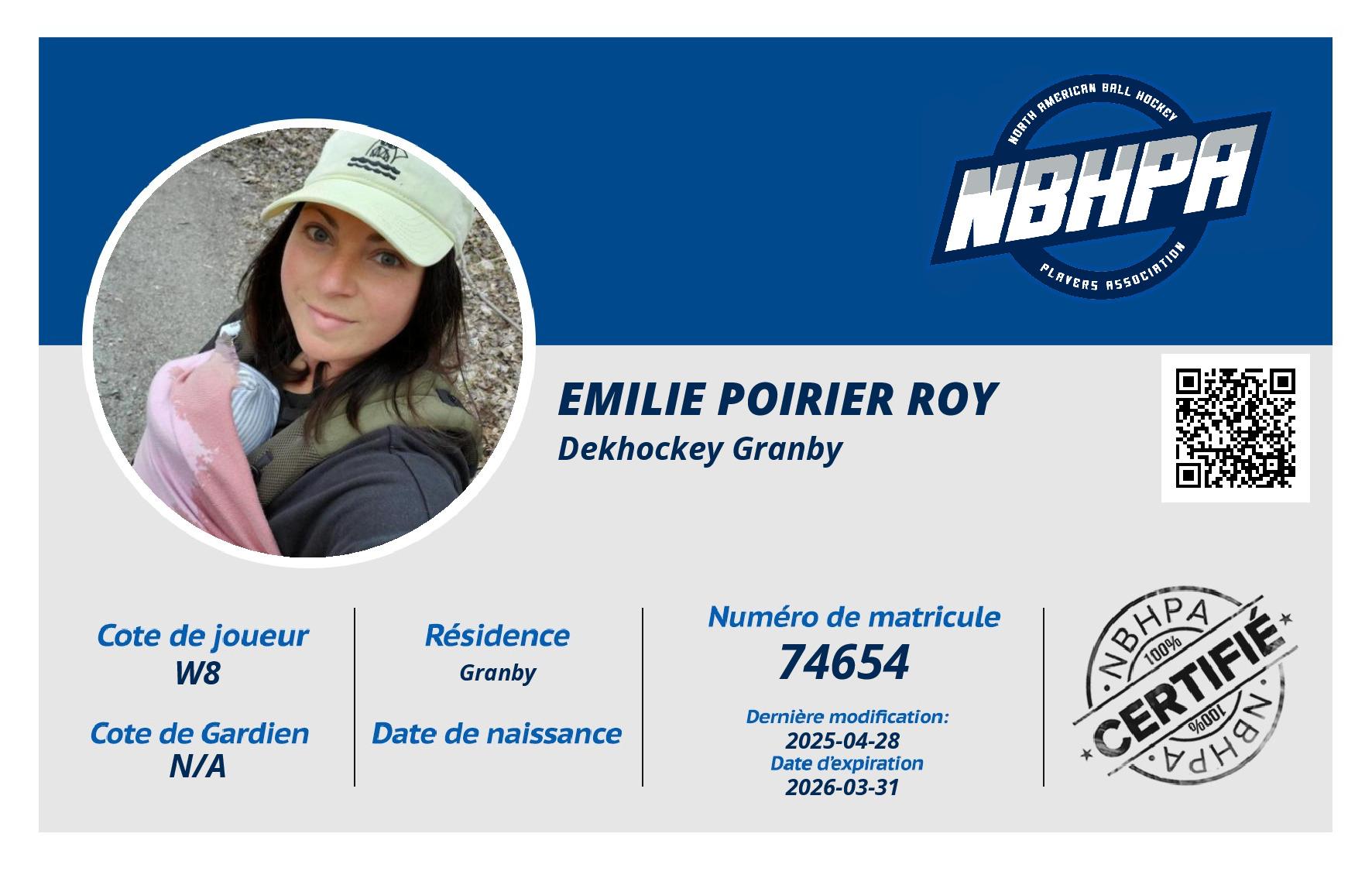 Emilie Poirier Roy 