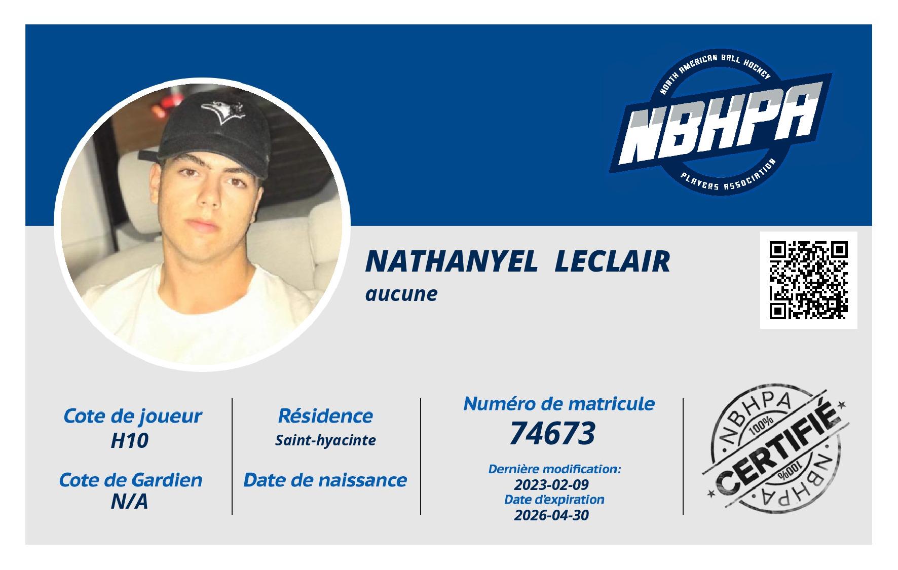 Nathanyel  Leclair