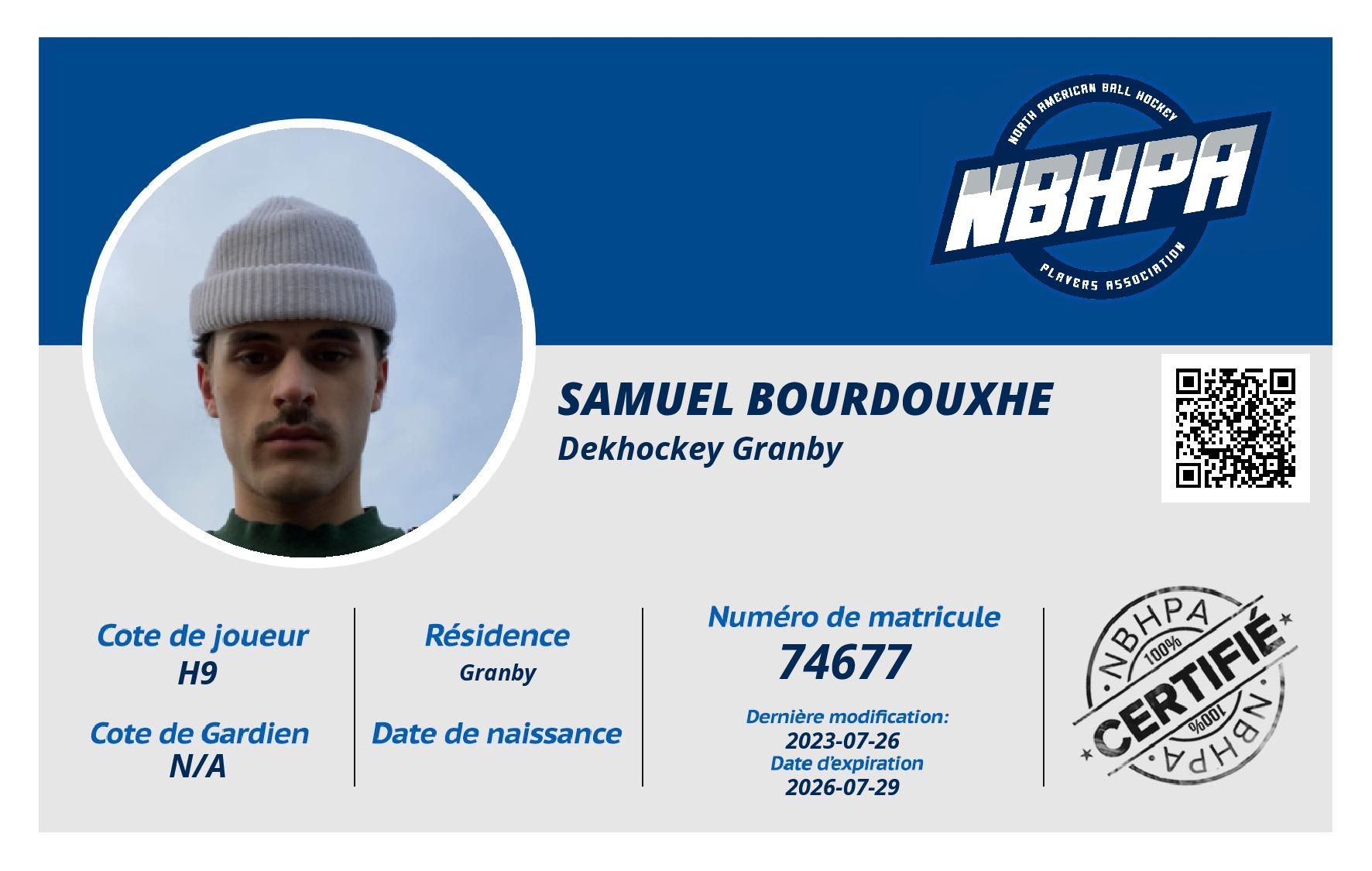 Samuel Bourdouxhe