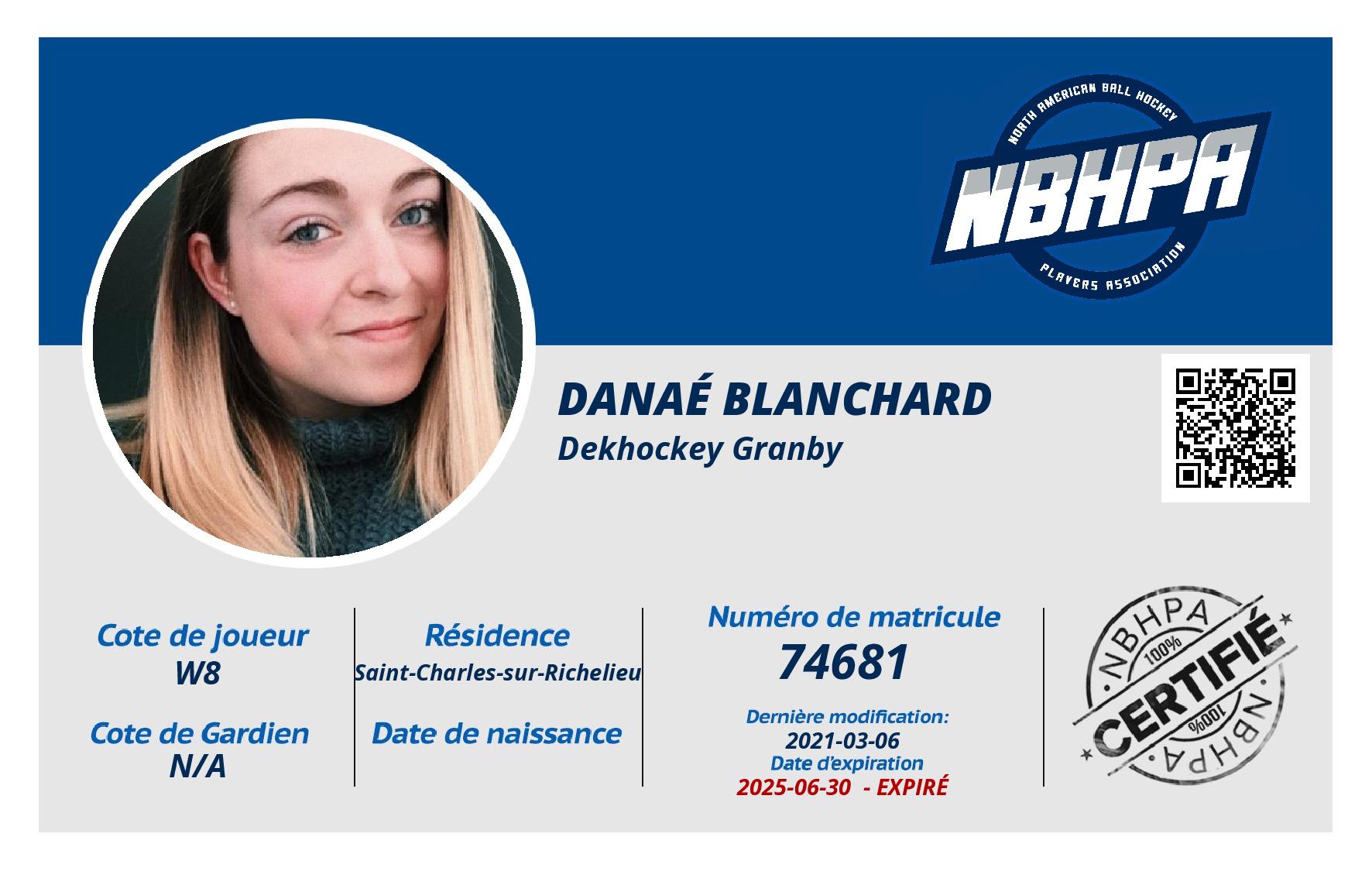 Danaé Blanchard