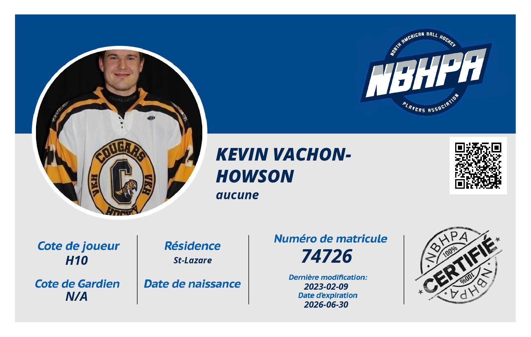 Kevin Vachon-Howson