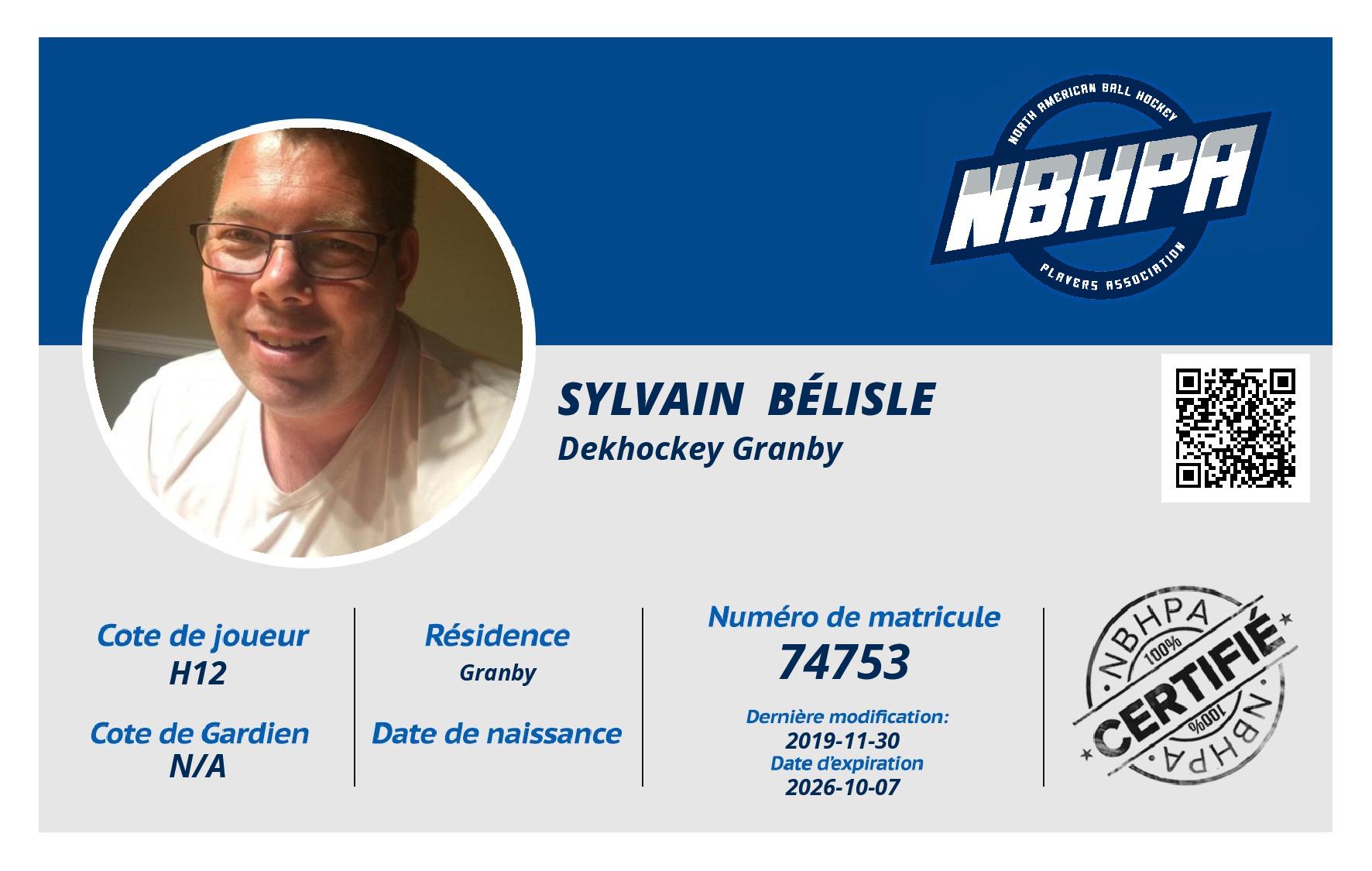 Sylvain  Bélisle 