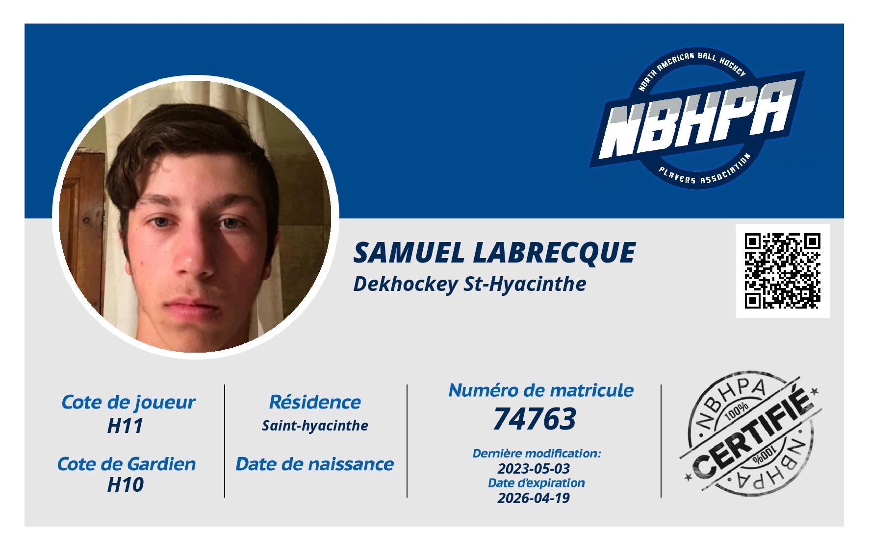 Samuel Labrecque