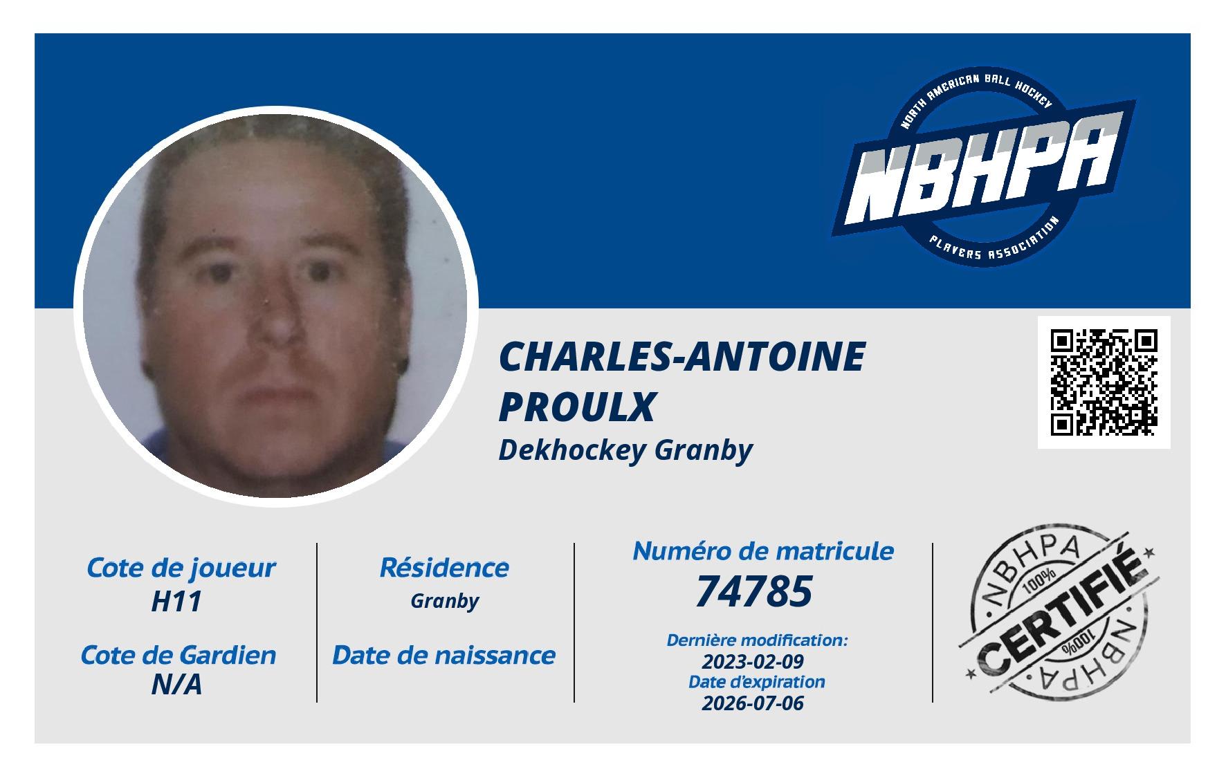 Charles-antoine Proulx