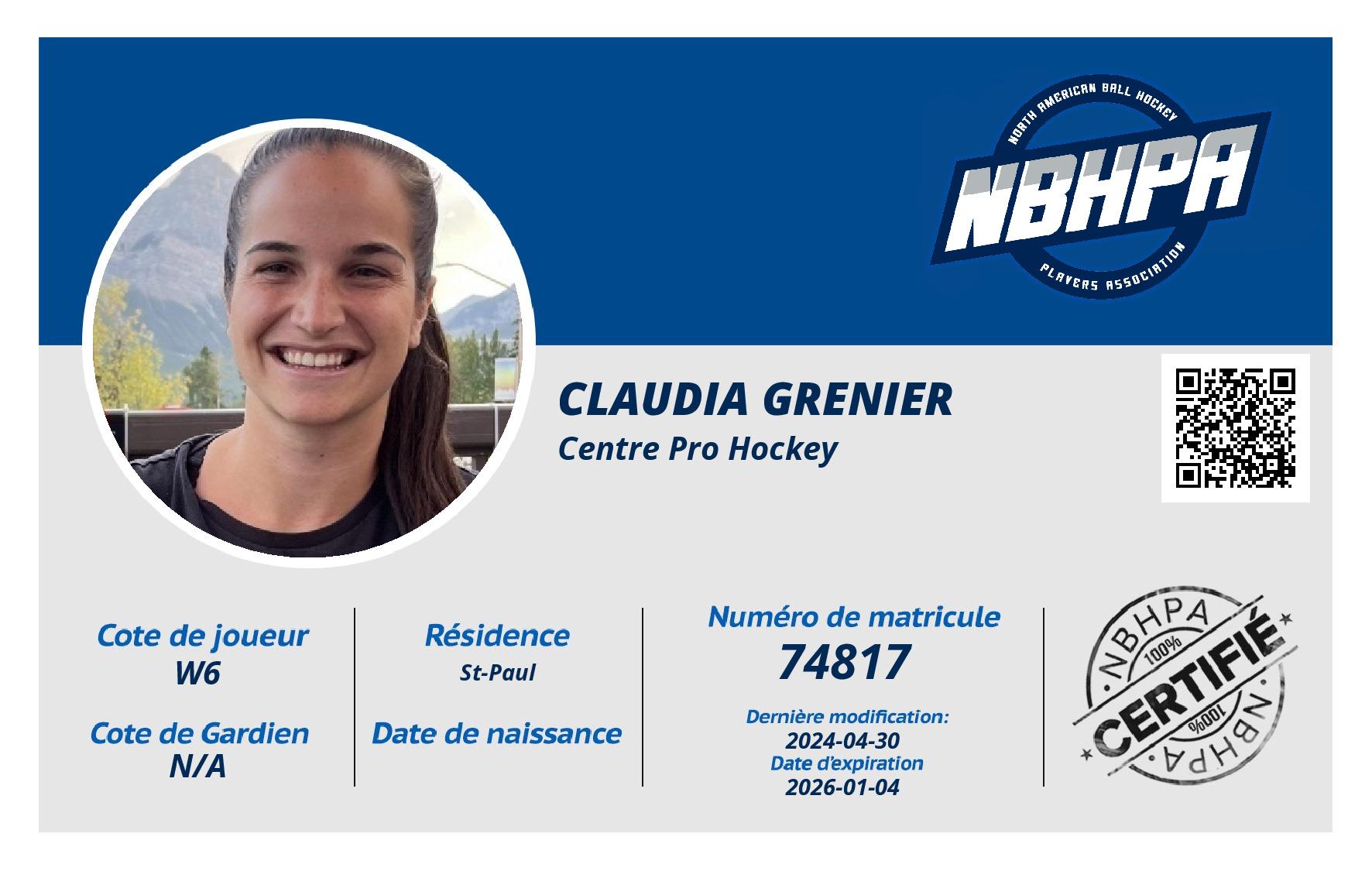 Claudia Grenier