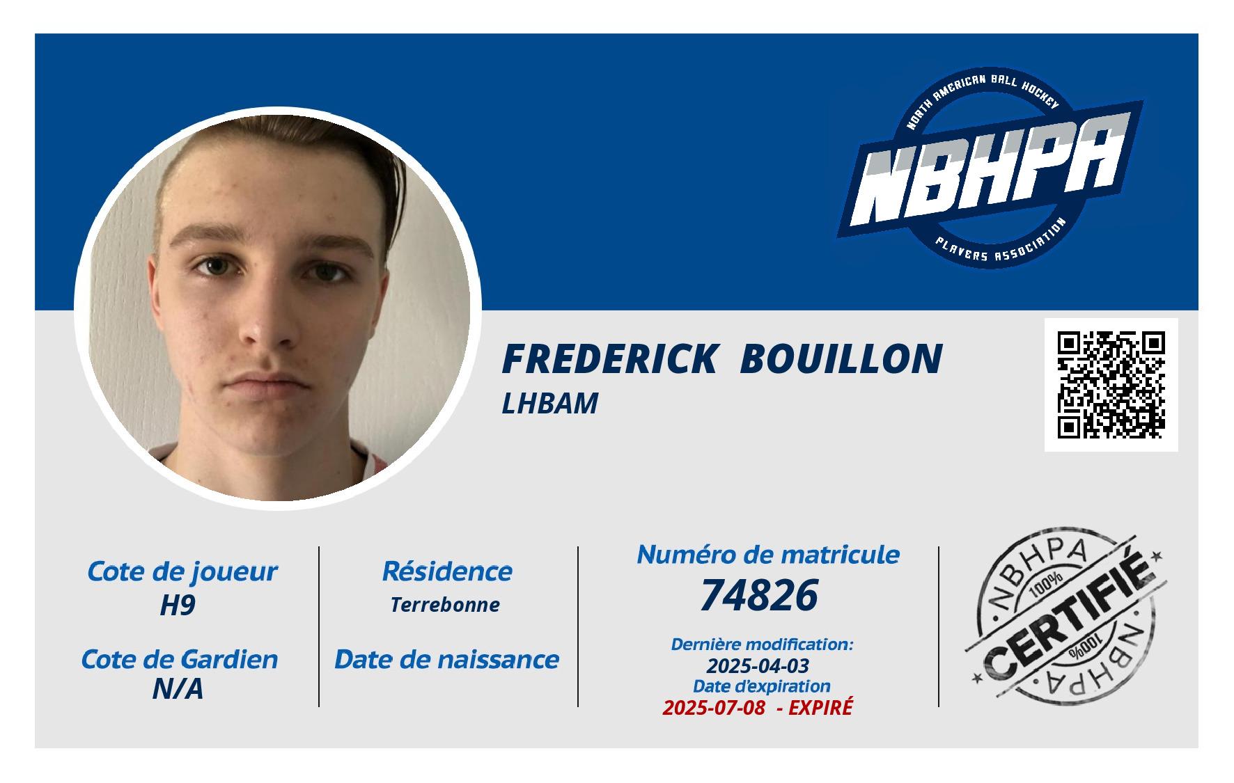 Frederick  Bouillon