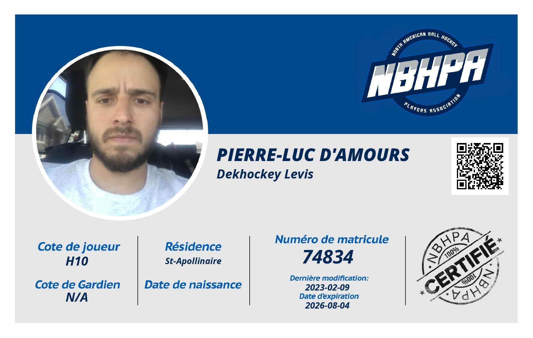 Pierre-Luc D'Amours