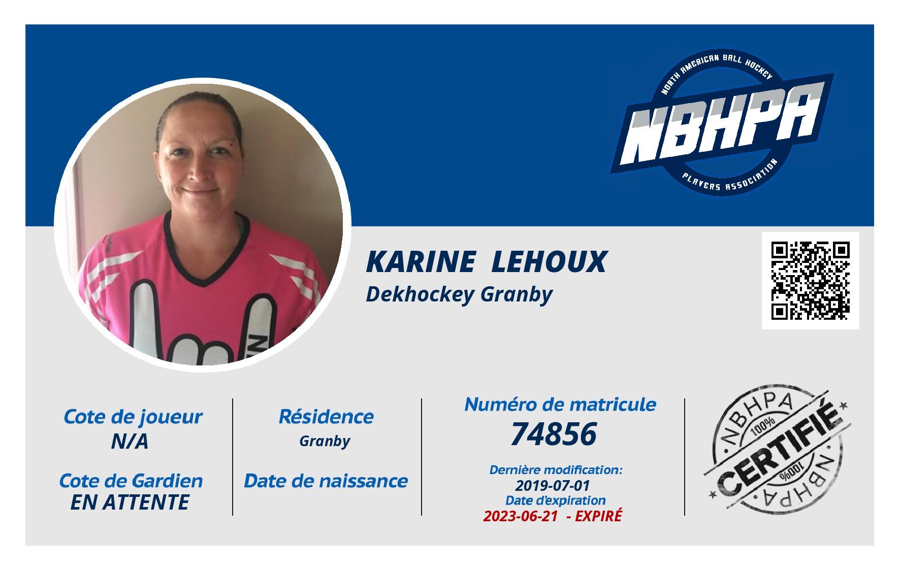 Karine  Lehoux 