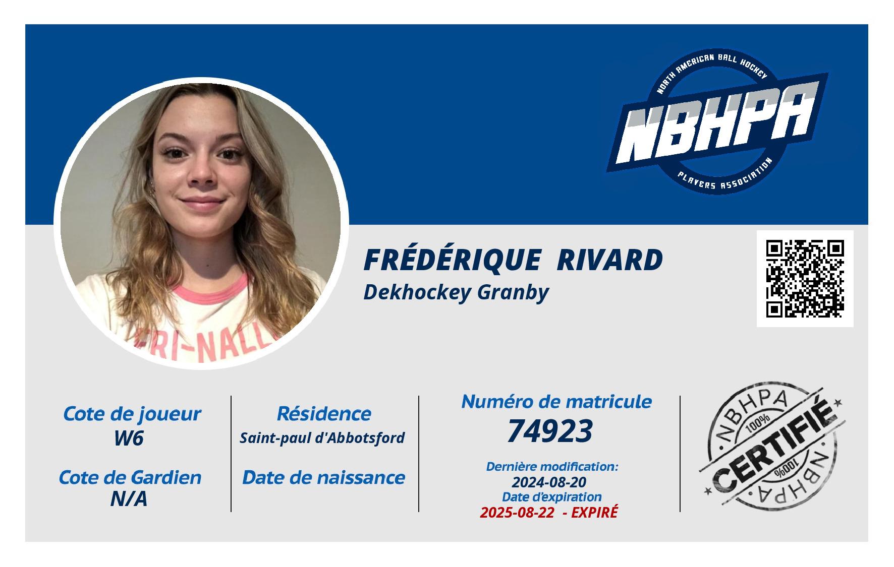Frédérique  Rivard 