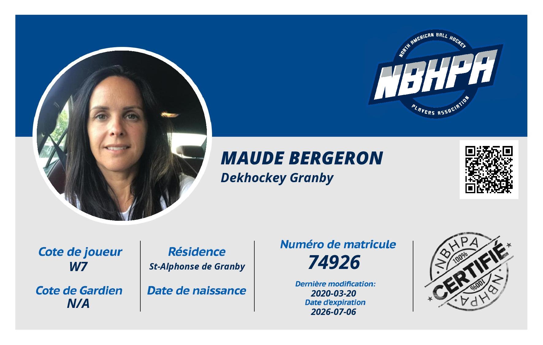 Maude Bergeron 