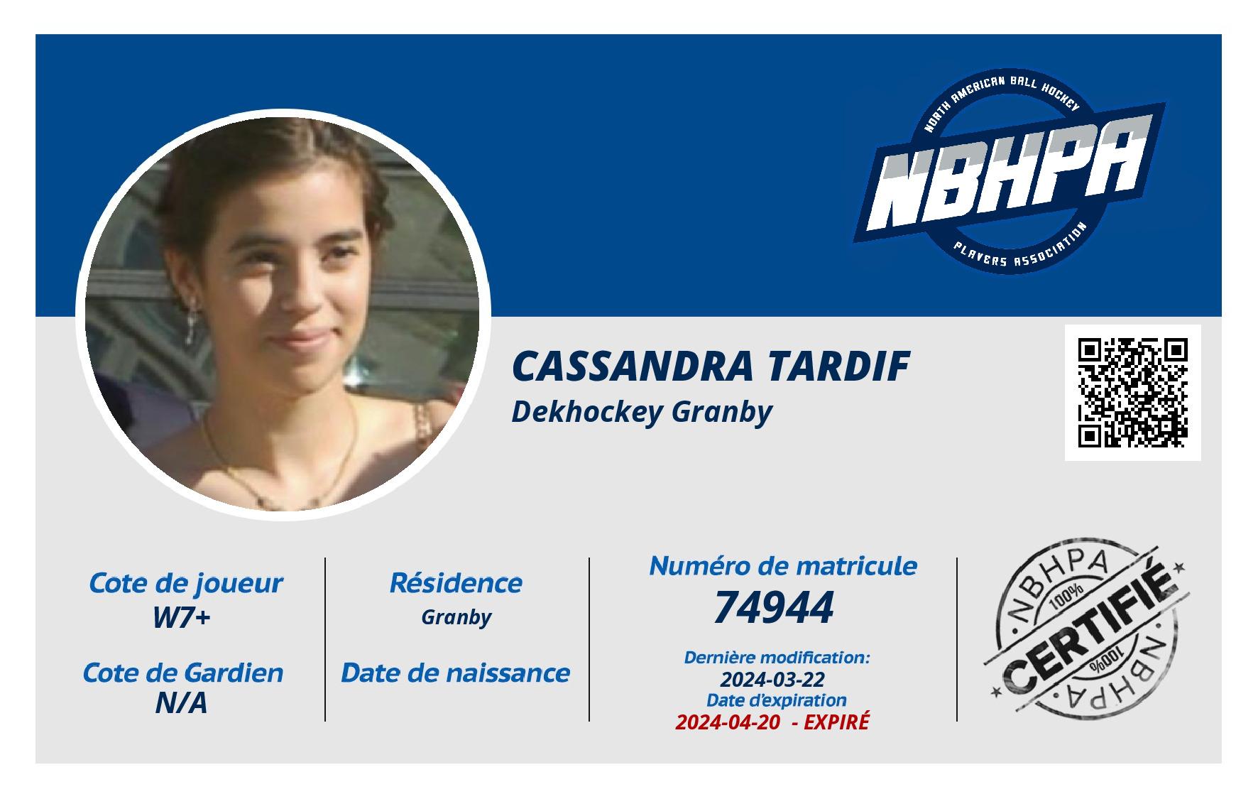 Cassandra Tardif