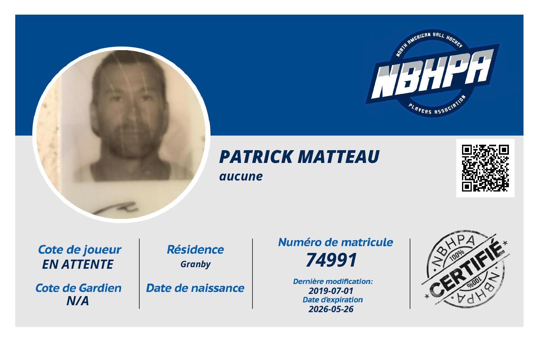 Patrick Matteau