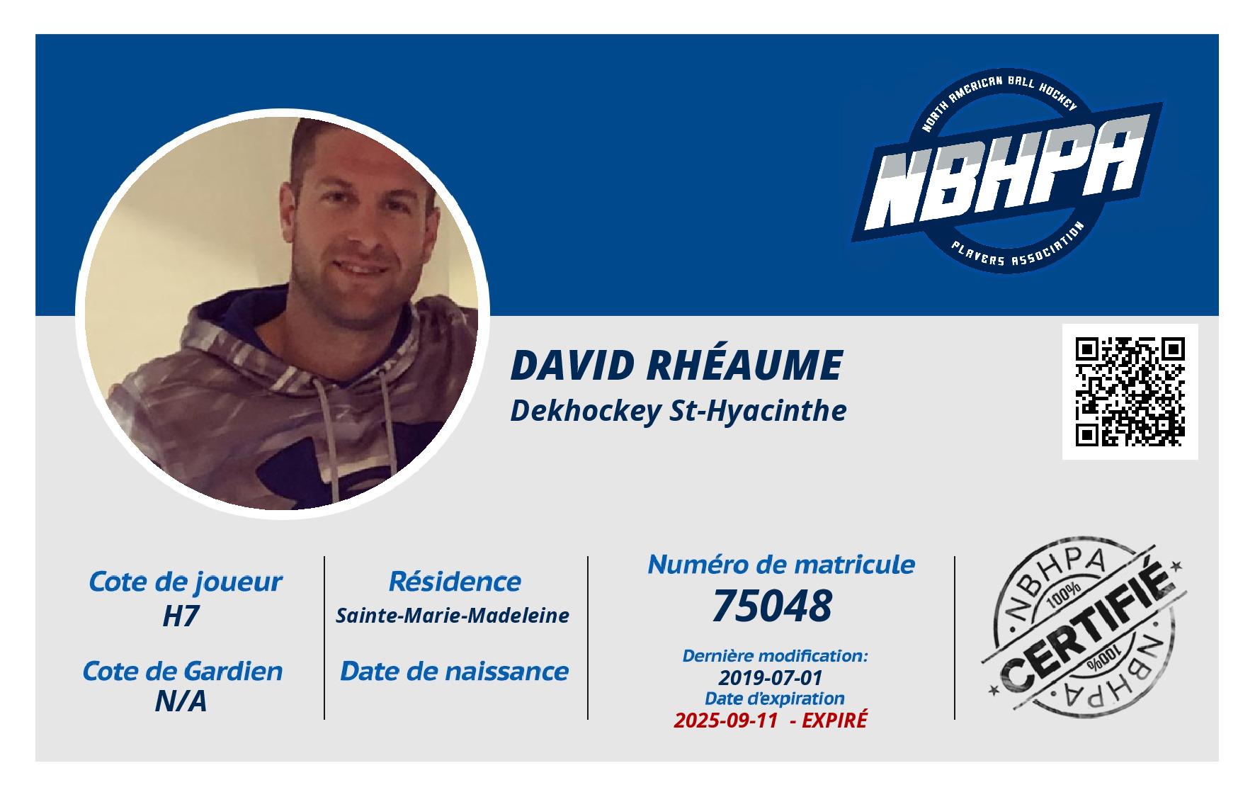 David Rhéaume 