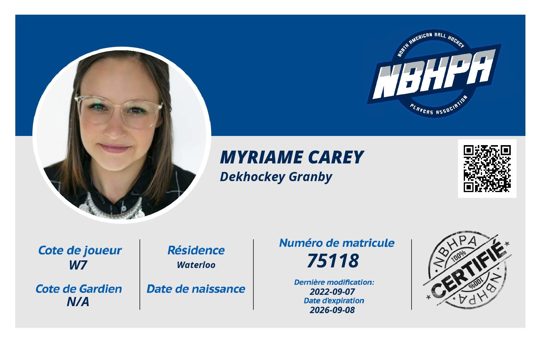 Myriame Carey