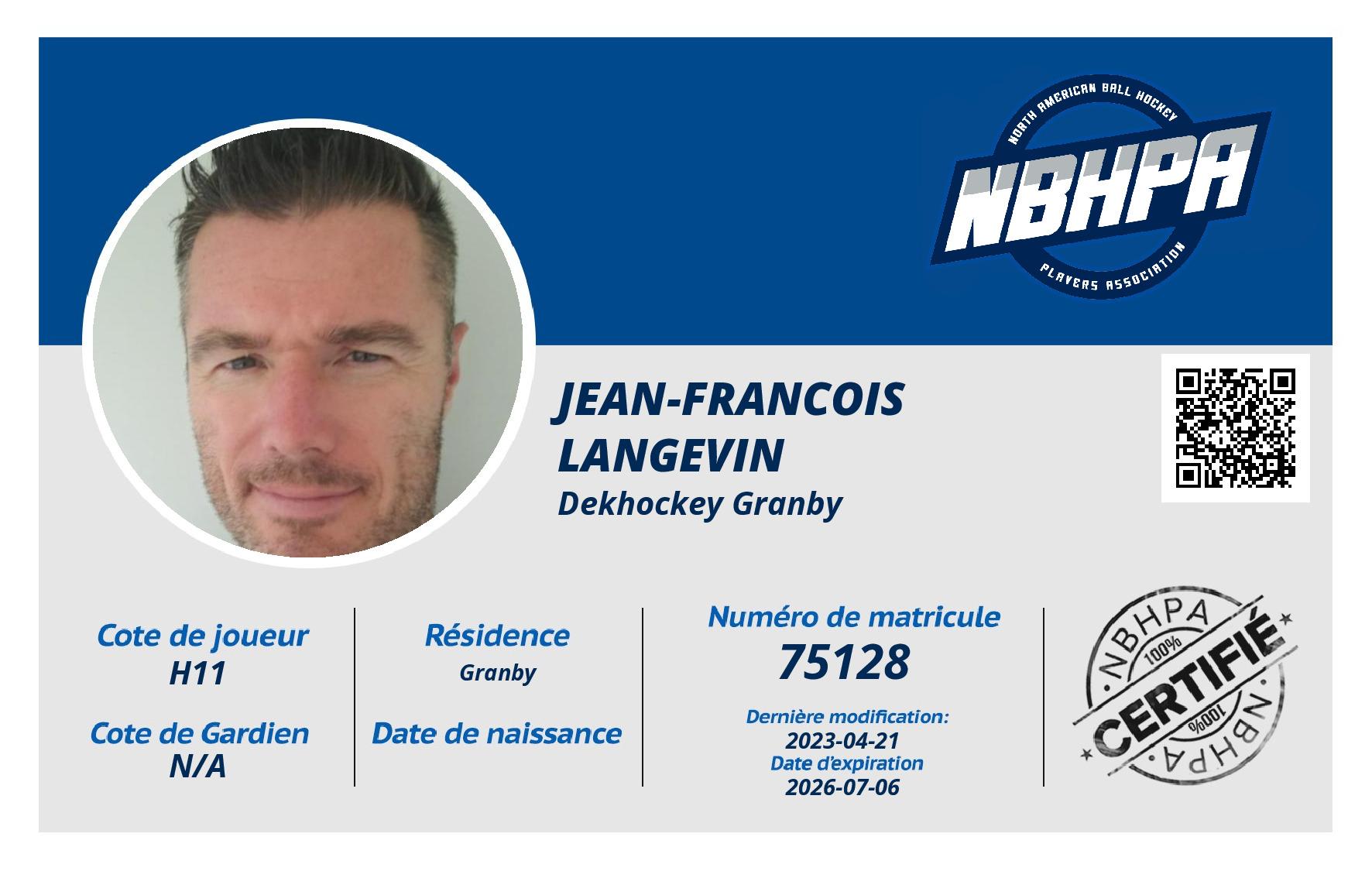 Jean-Francois Langevin