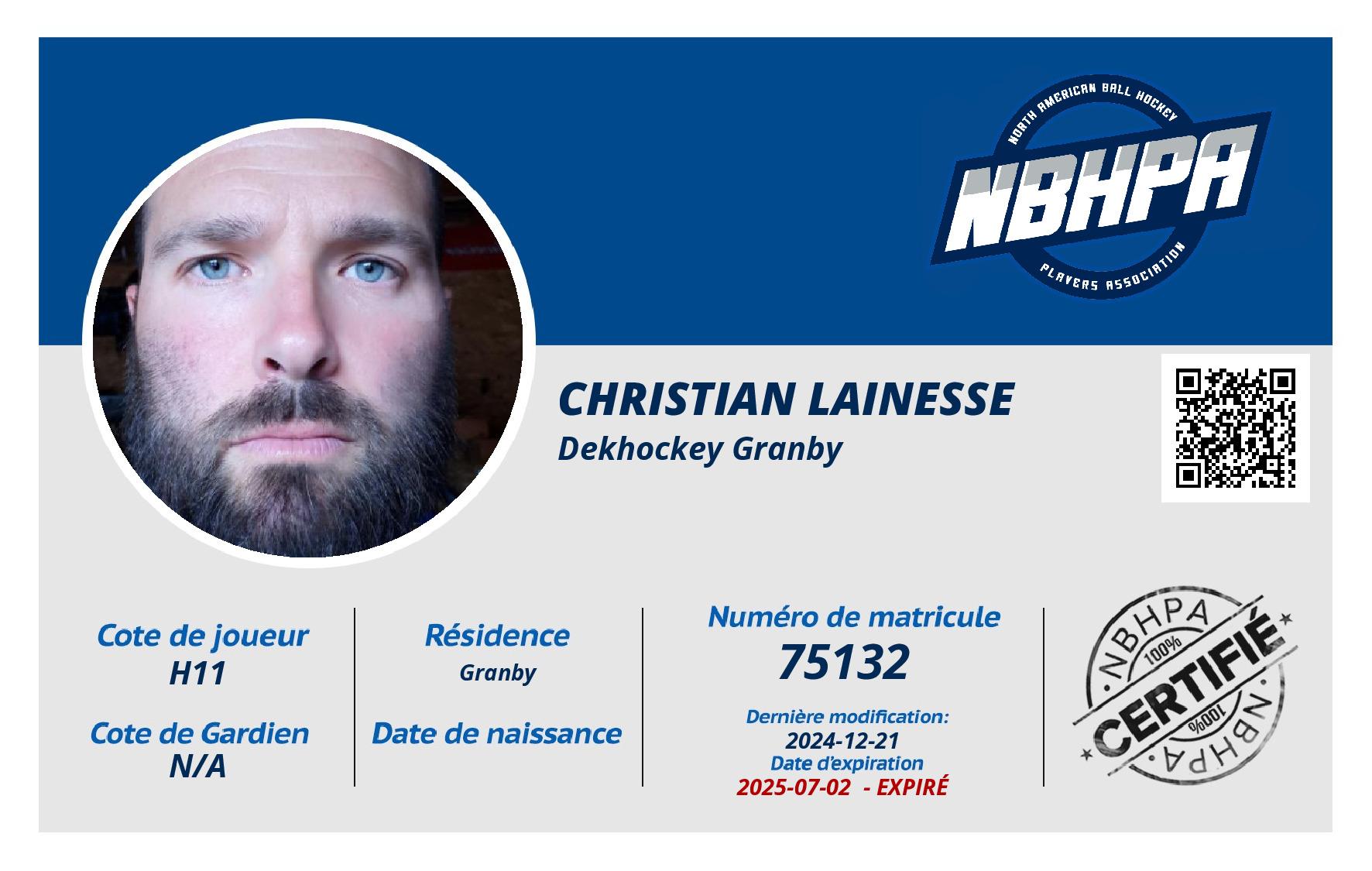 Christian Lainesse