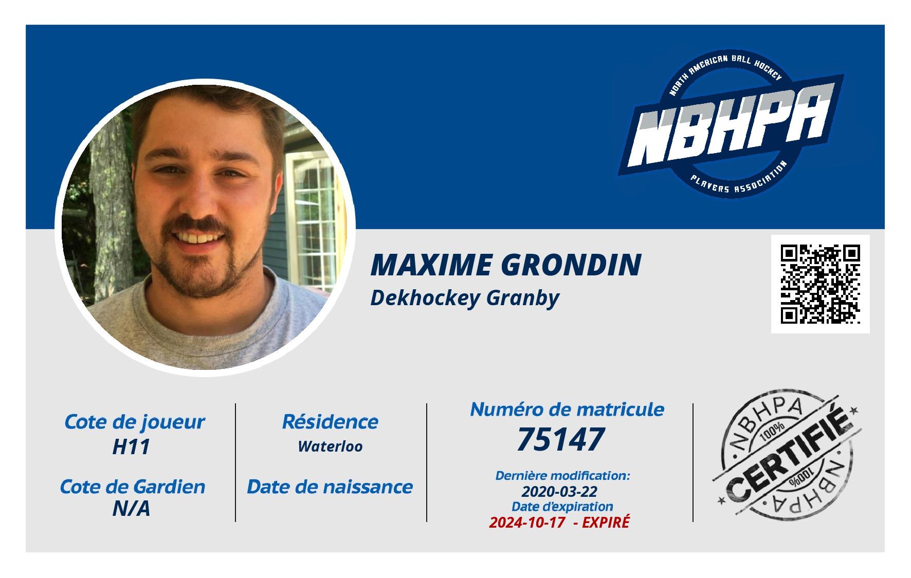Maxime Grondin