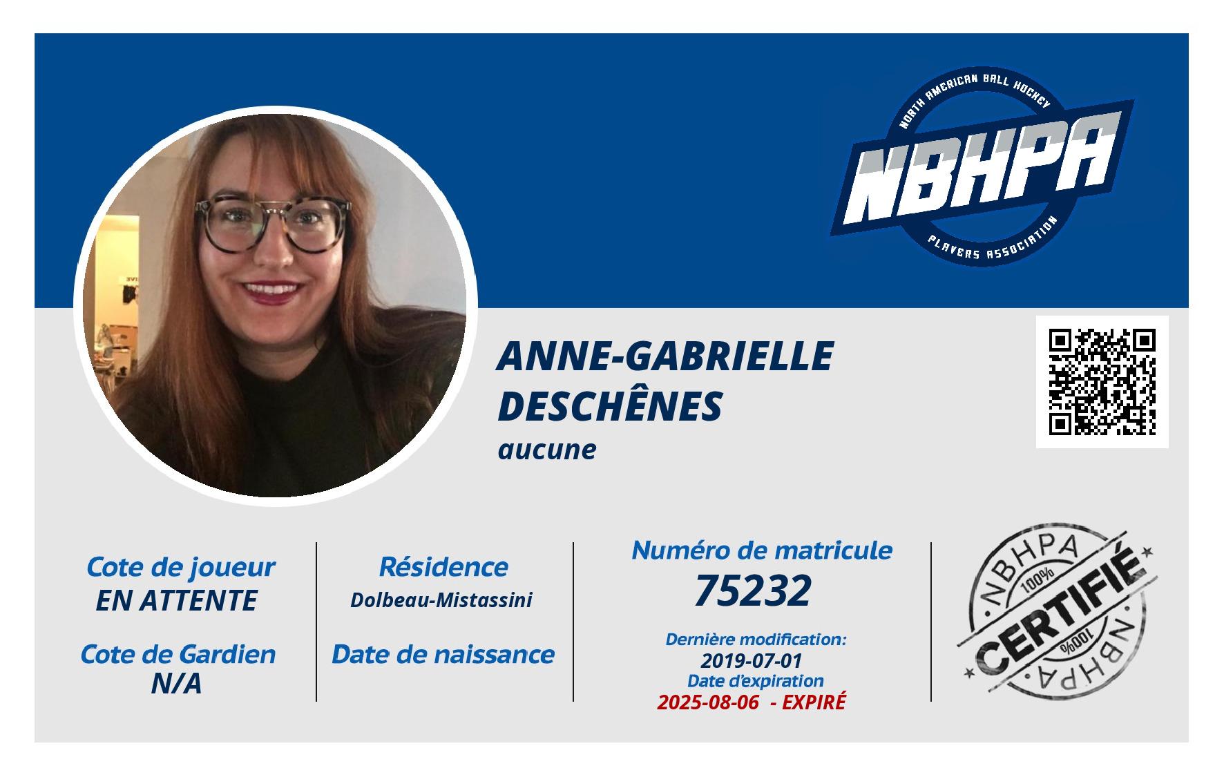 Anne-Gabrielle Deschênes