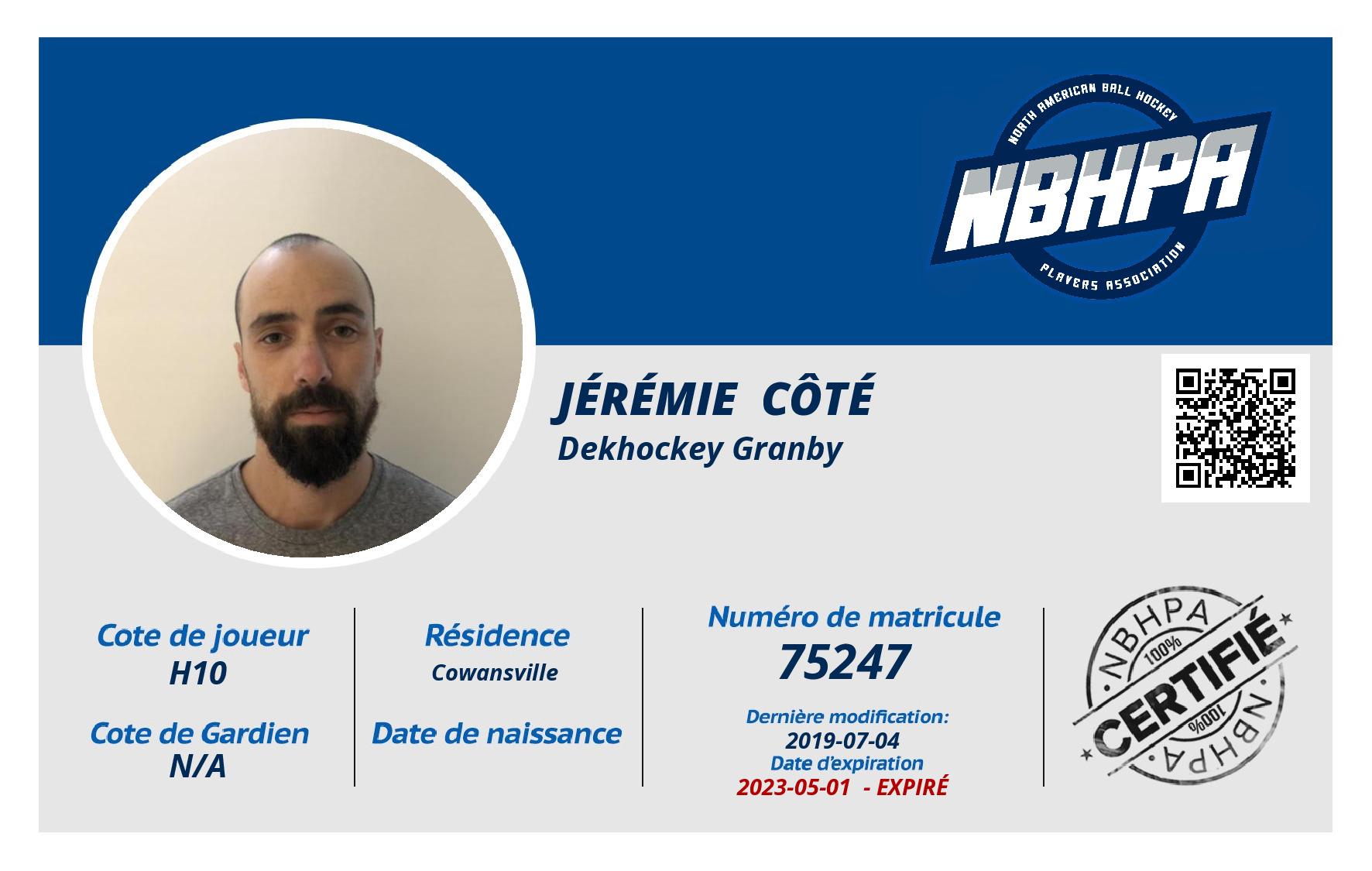Jérémie  Côté