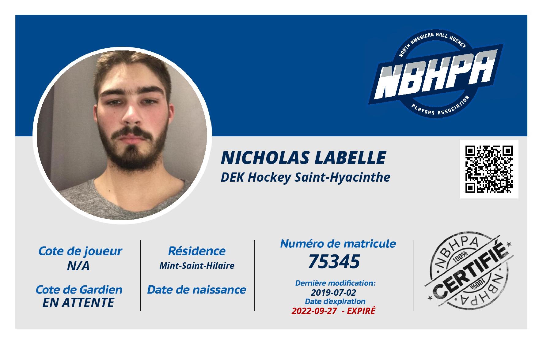 Nicholas Labelle