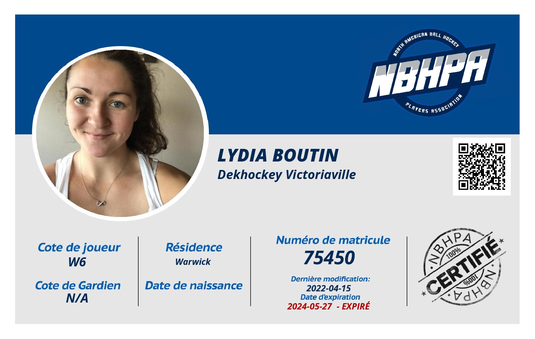Lydia Boutin
