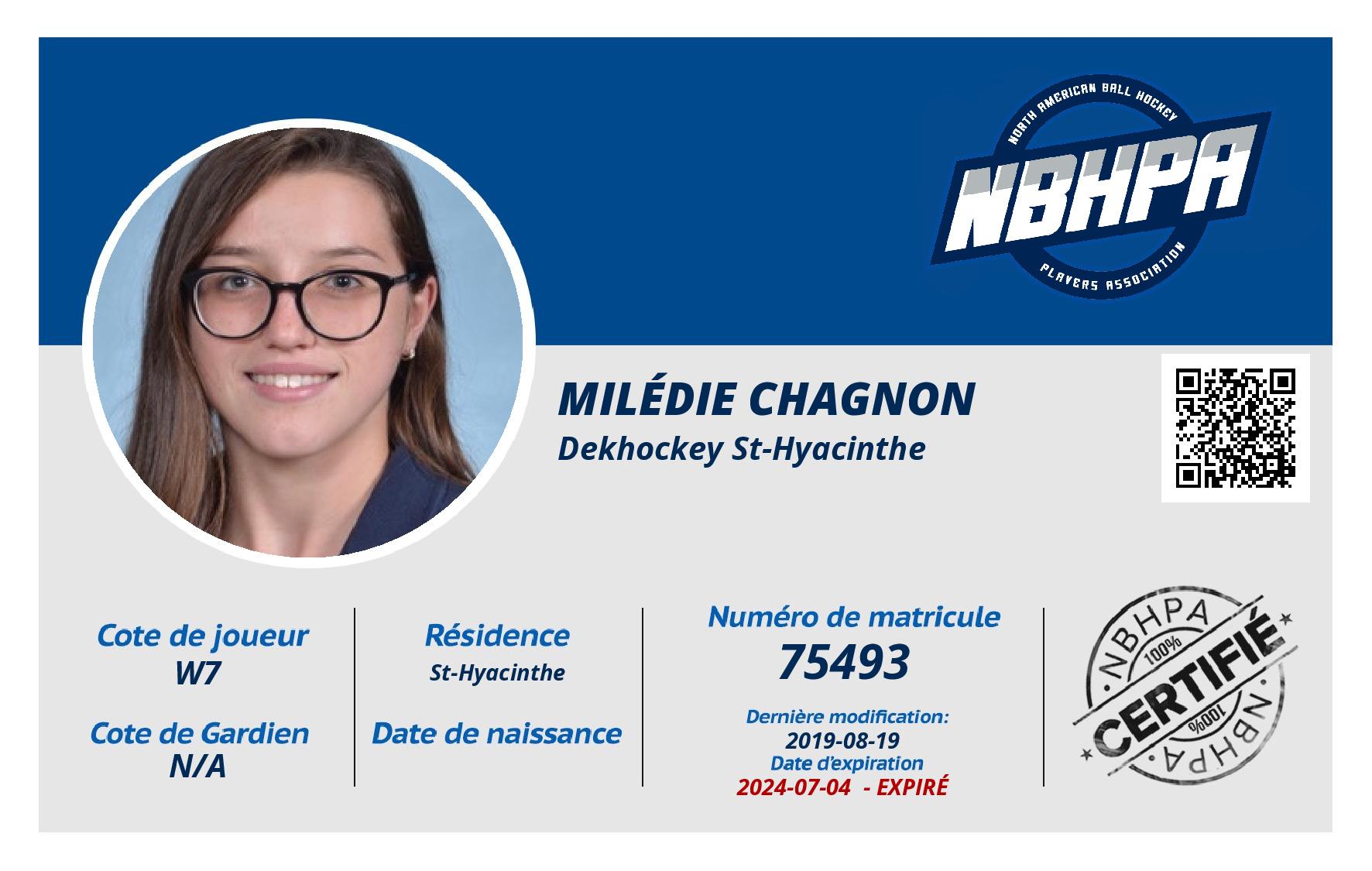 Milédie Chagnon
