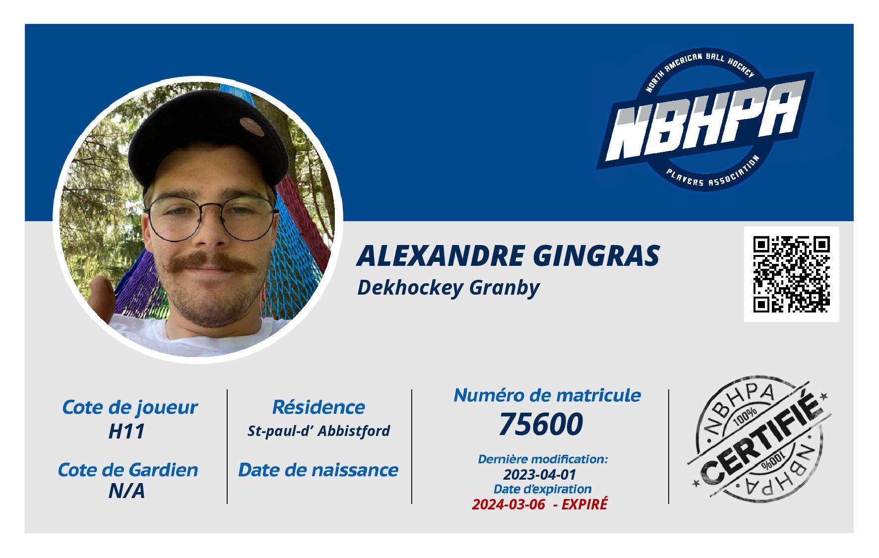 Alexandre Gingras
