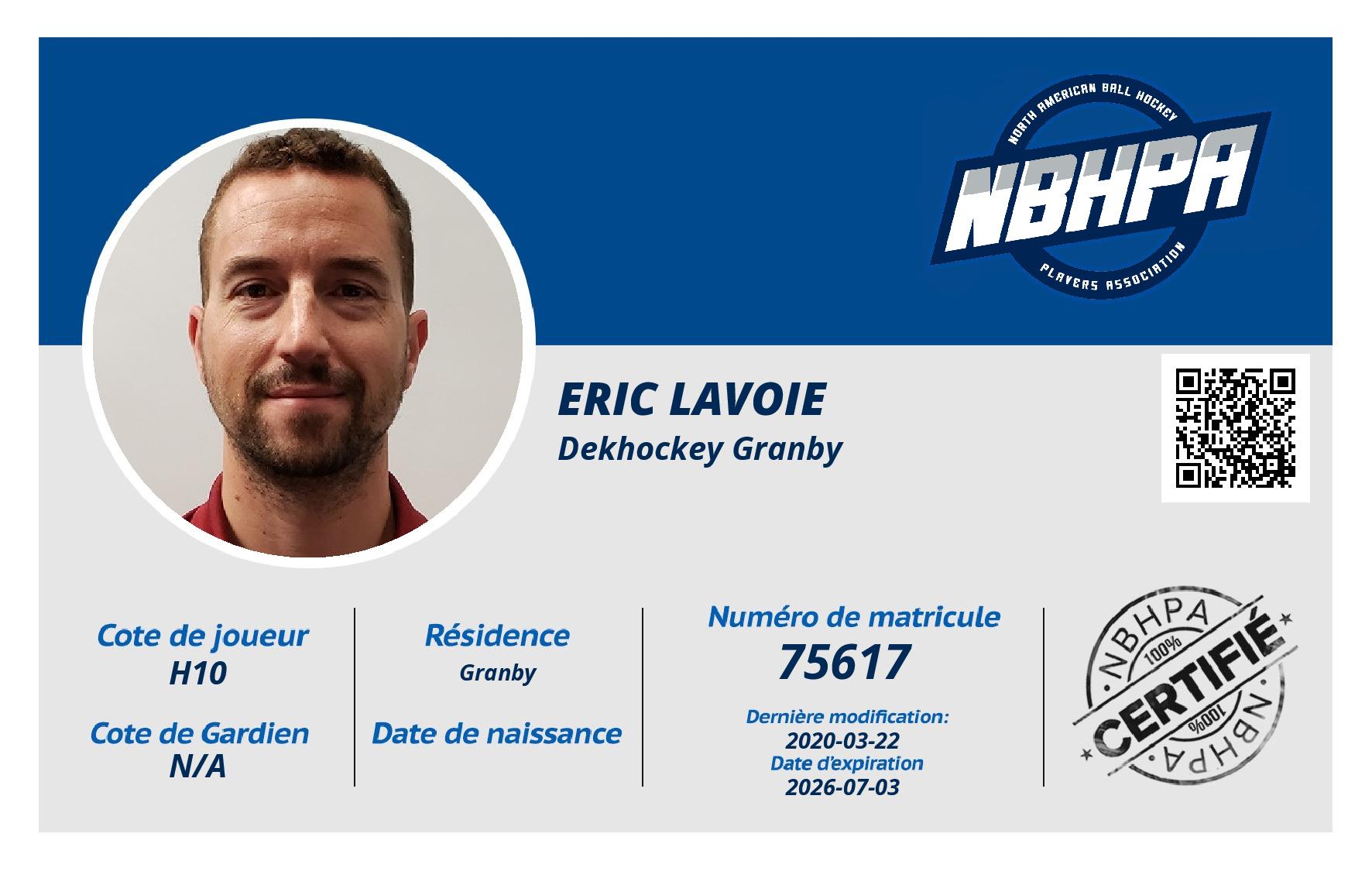 Eric Lavoie