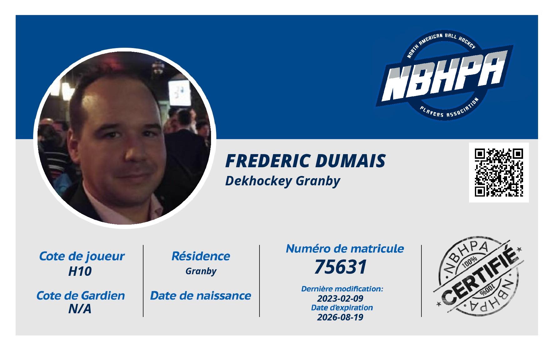 Frederic Dumais