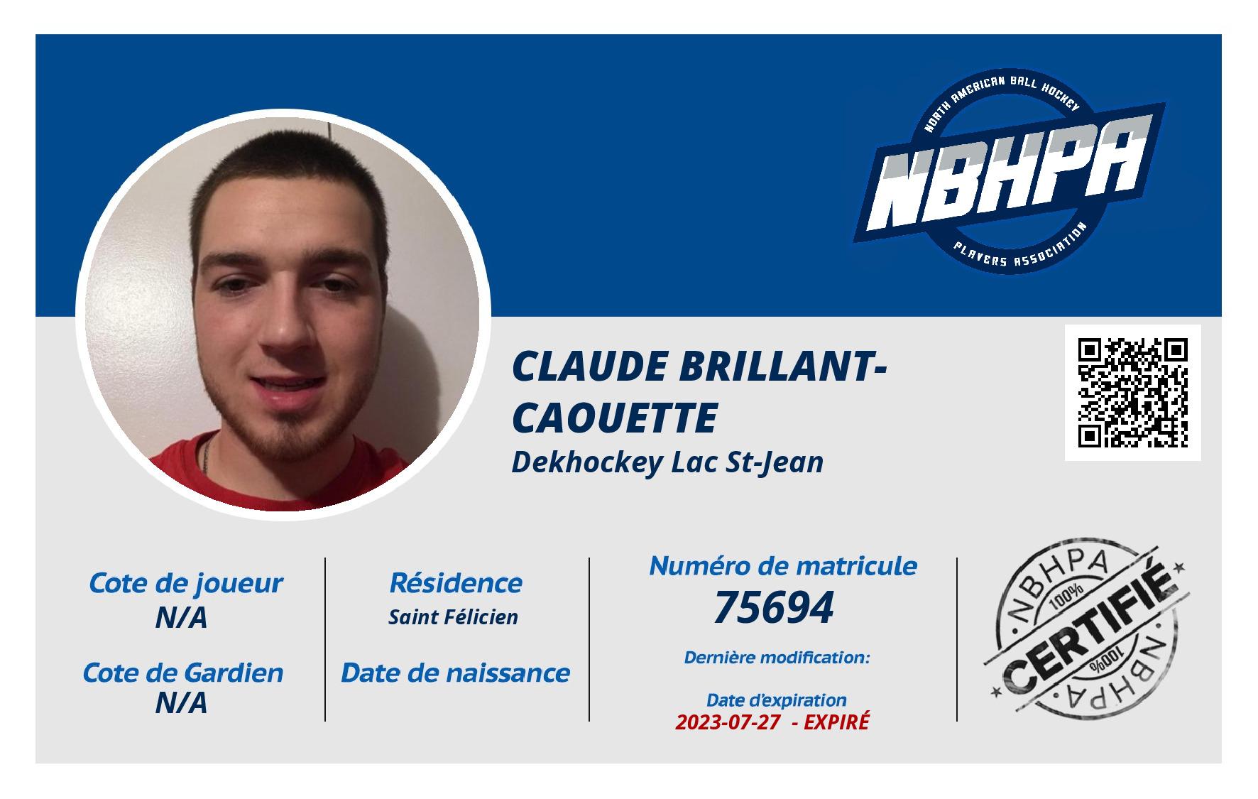 Claude Brillant-Caouette