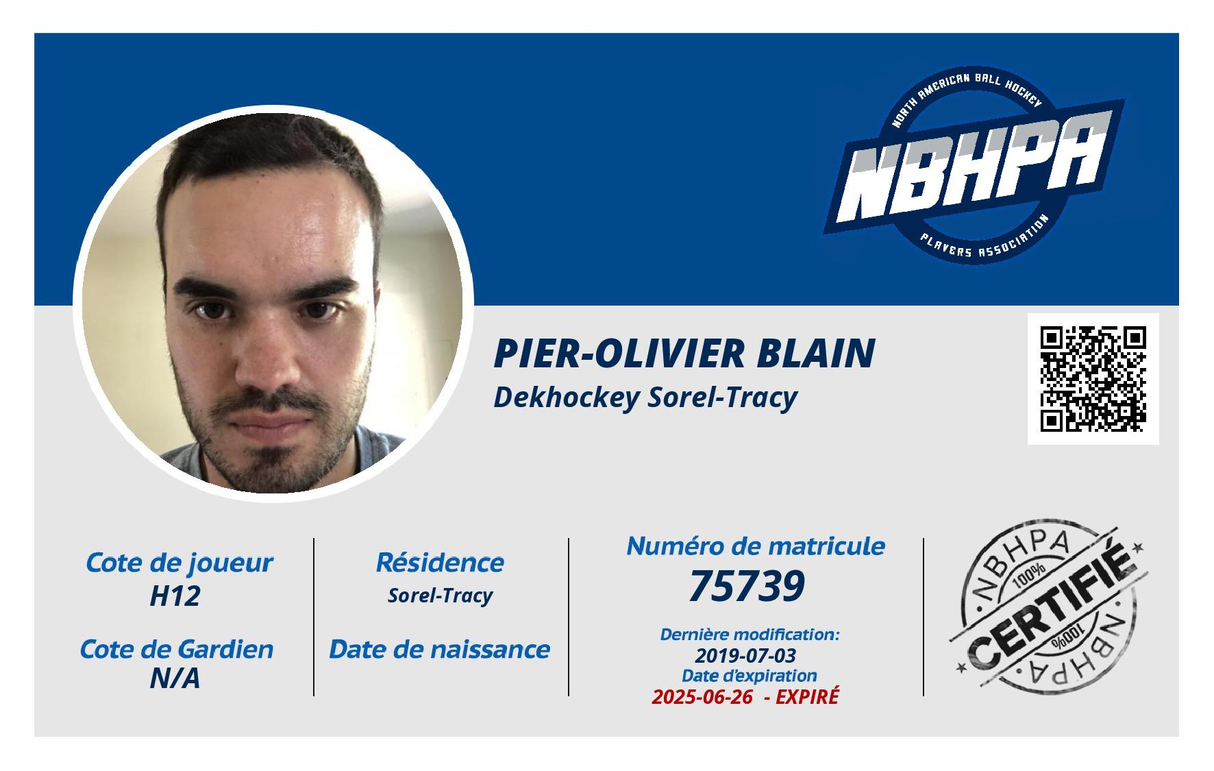 Pier-Olivier Blain