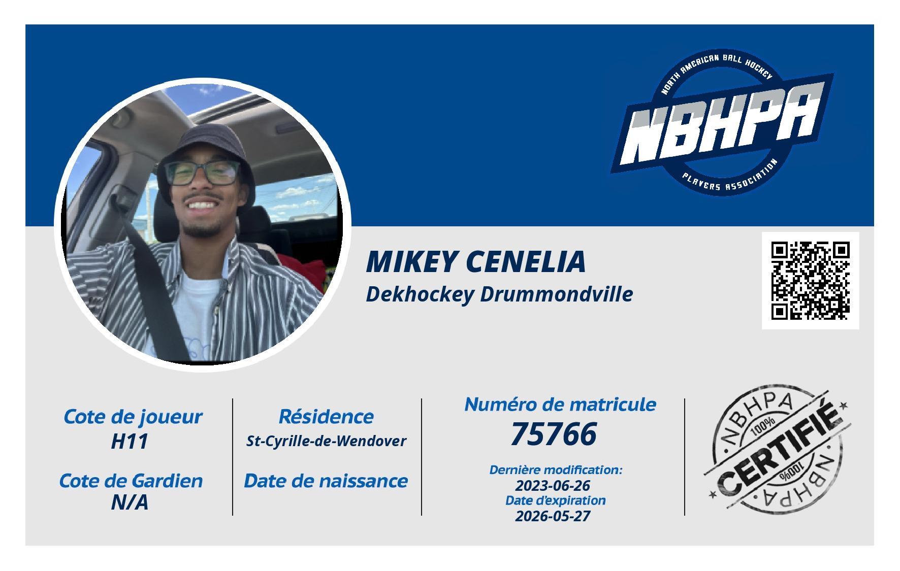 Mikey Cenelia