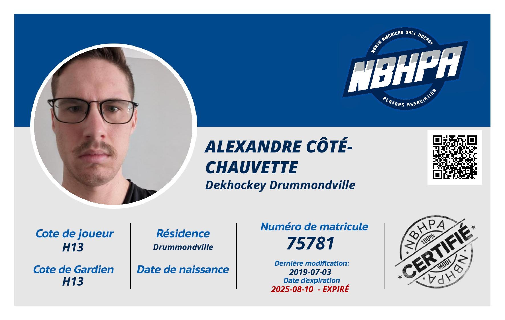 Alexandre Côté-Chauvette
