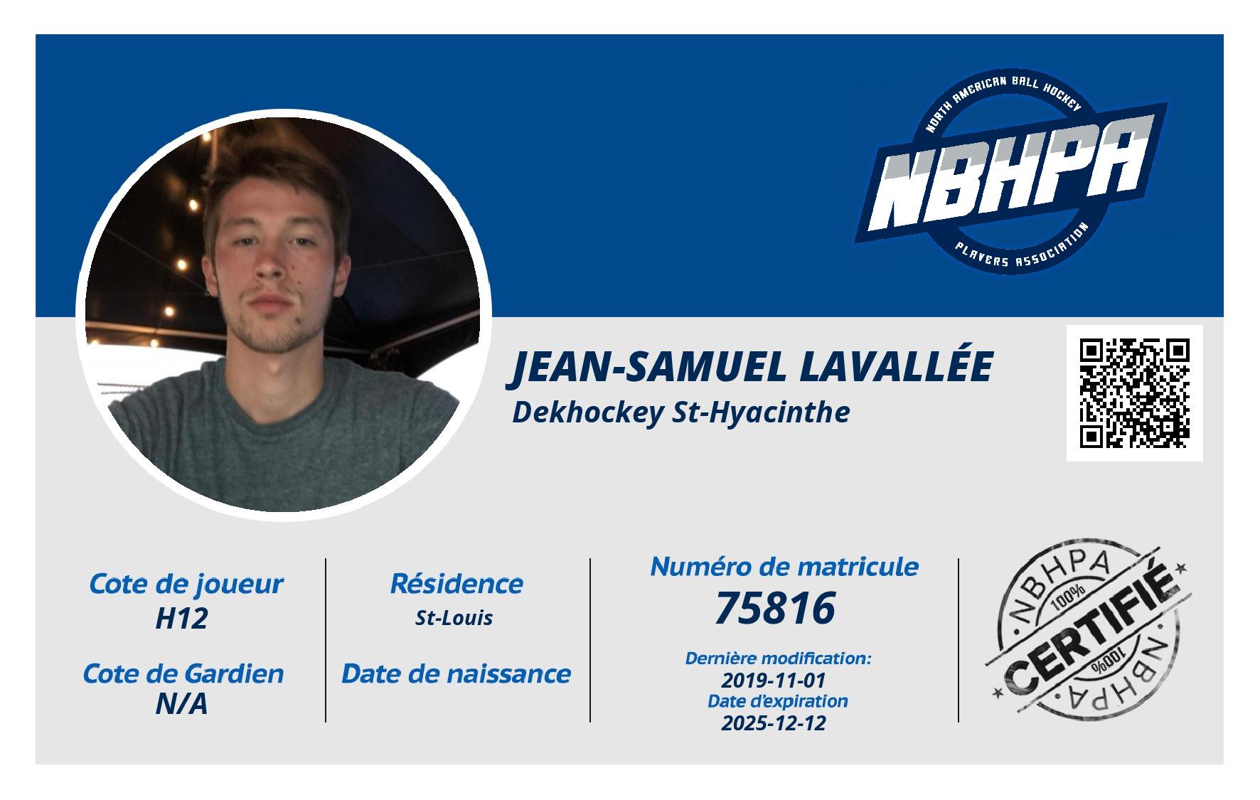 Jean-Samuel Lavallée 