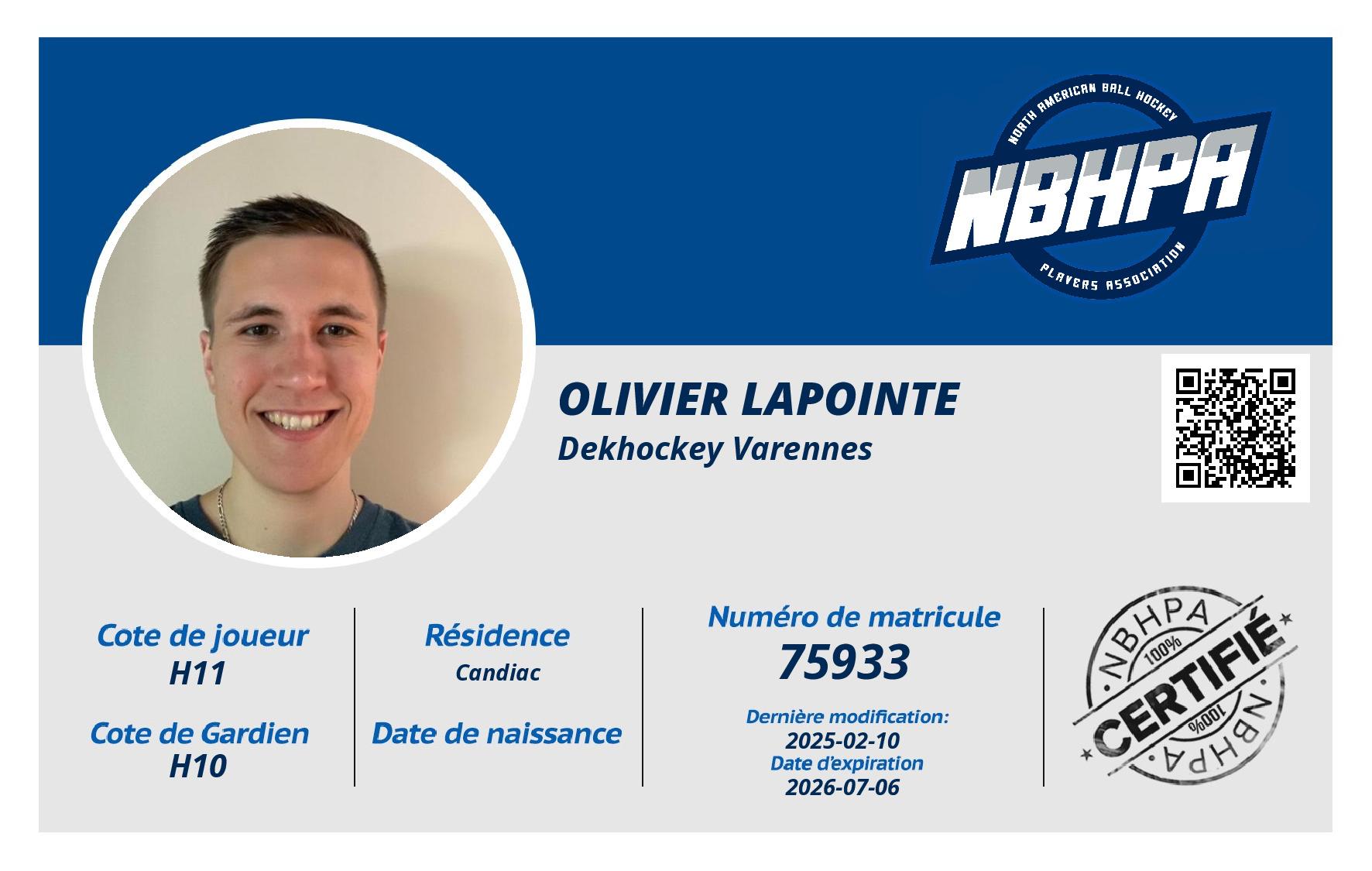 Olivier Lapointe
