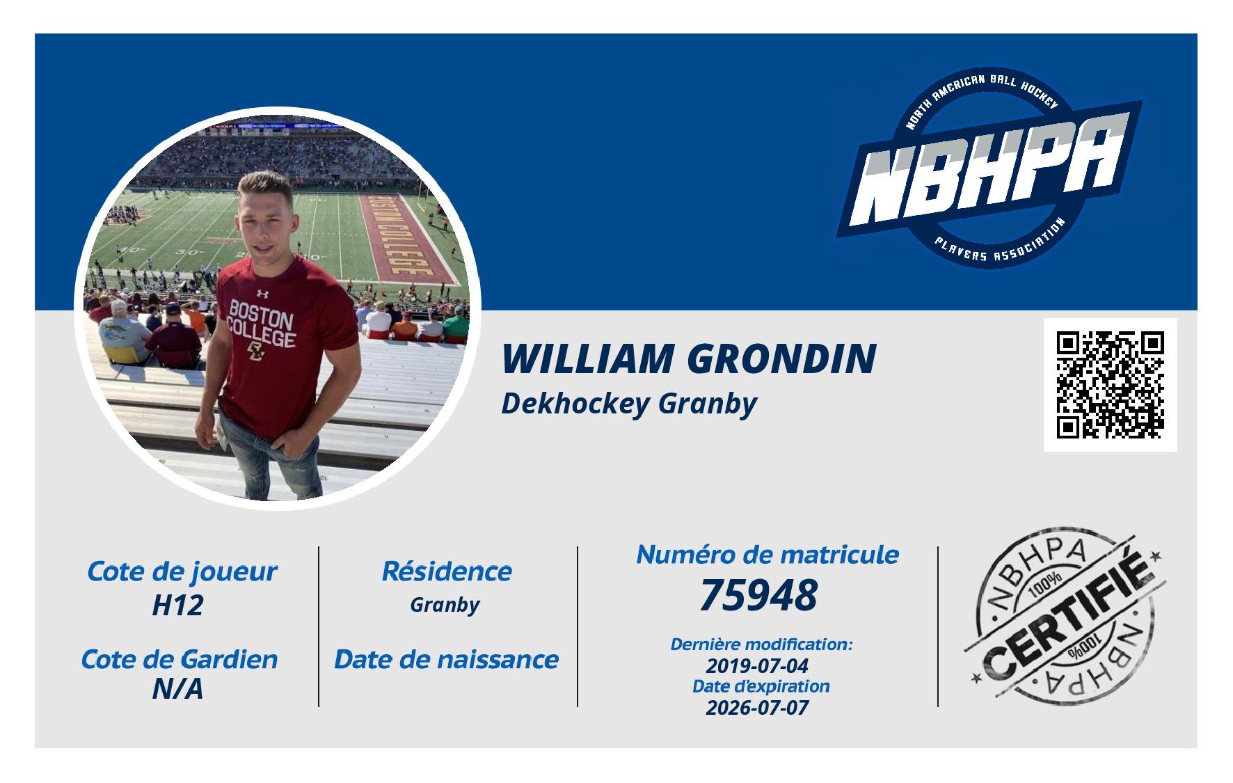William Grondin 