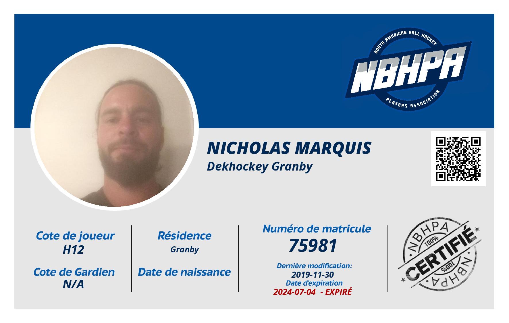 Nicholas Marquis