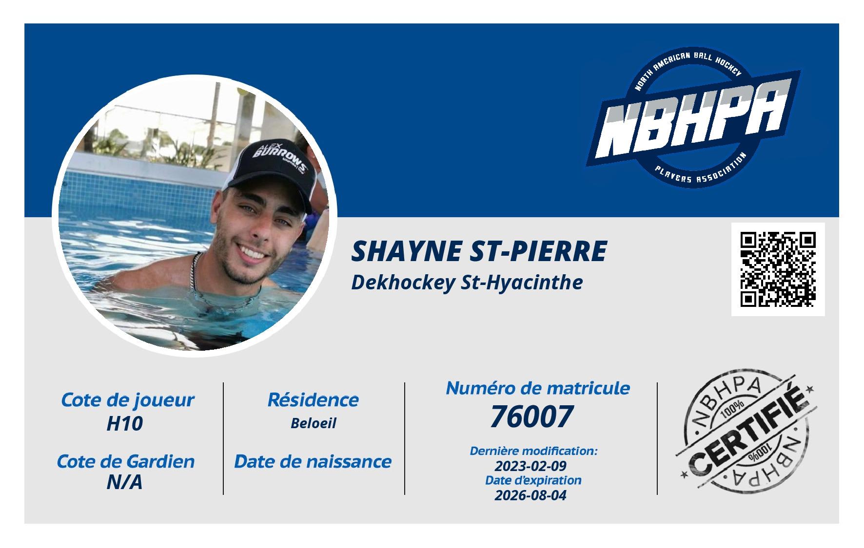 Shayne St-pierre