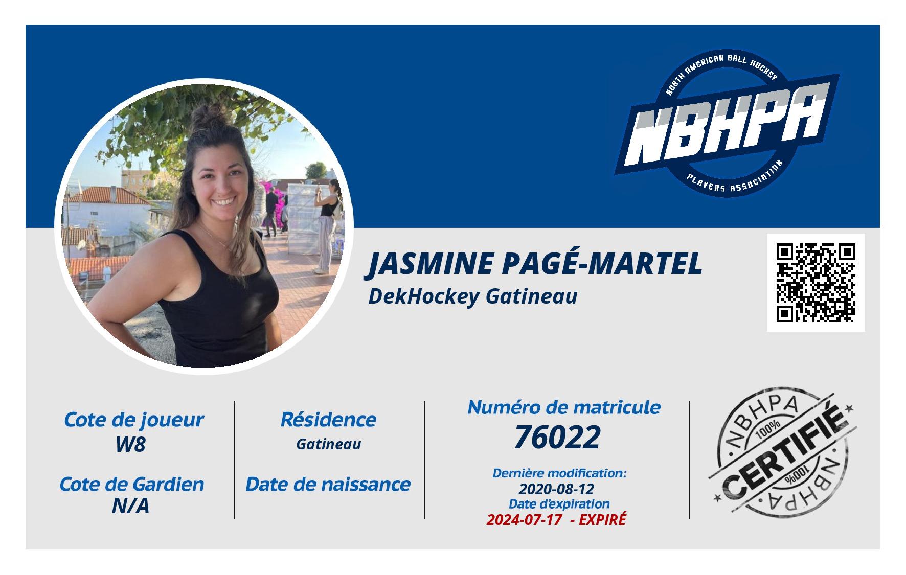 Jasmine Pagé-Martel