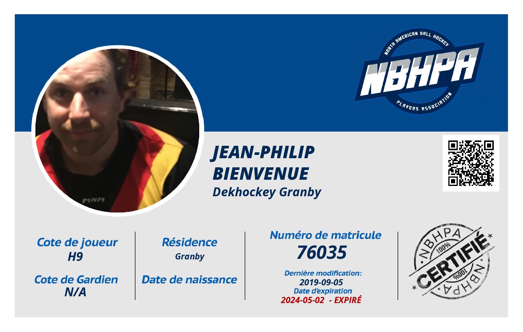 Jean-Philip Bienvenue
