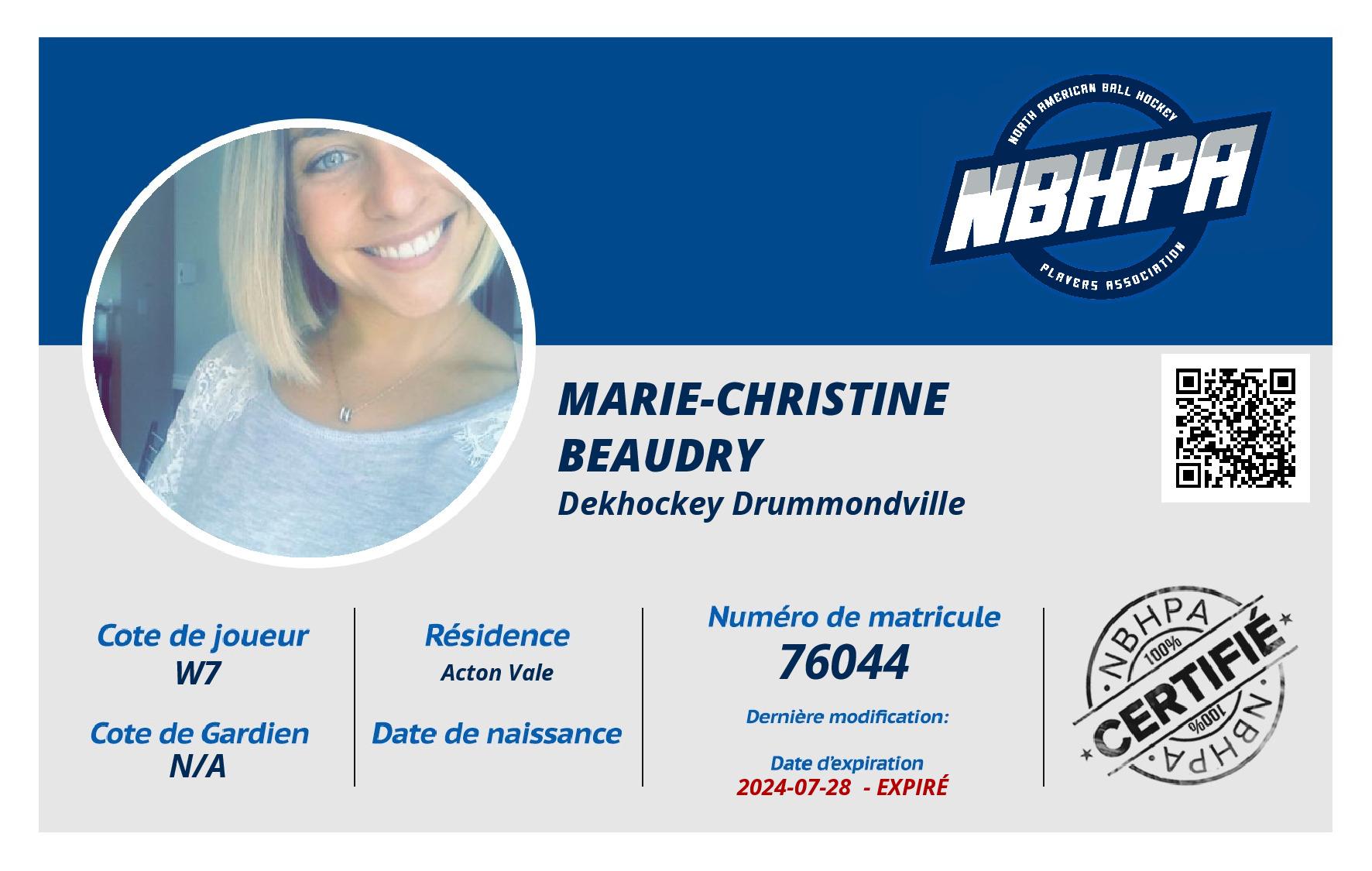 Marie-Christine Beaudry