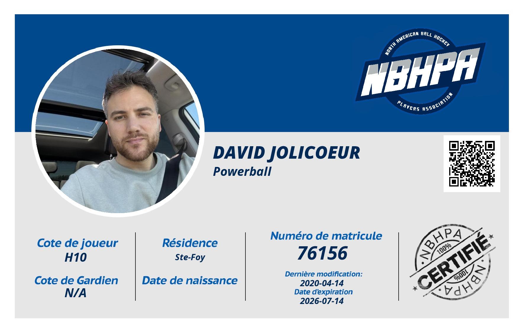 David Jolicoeur 